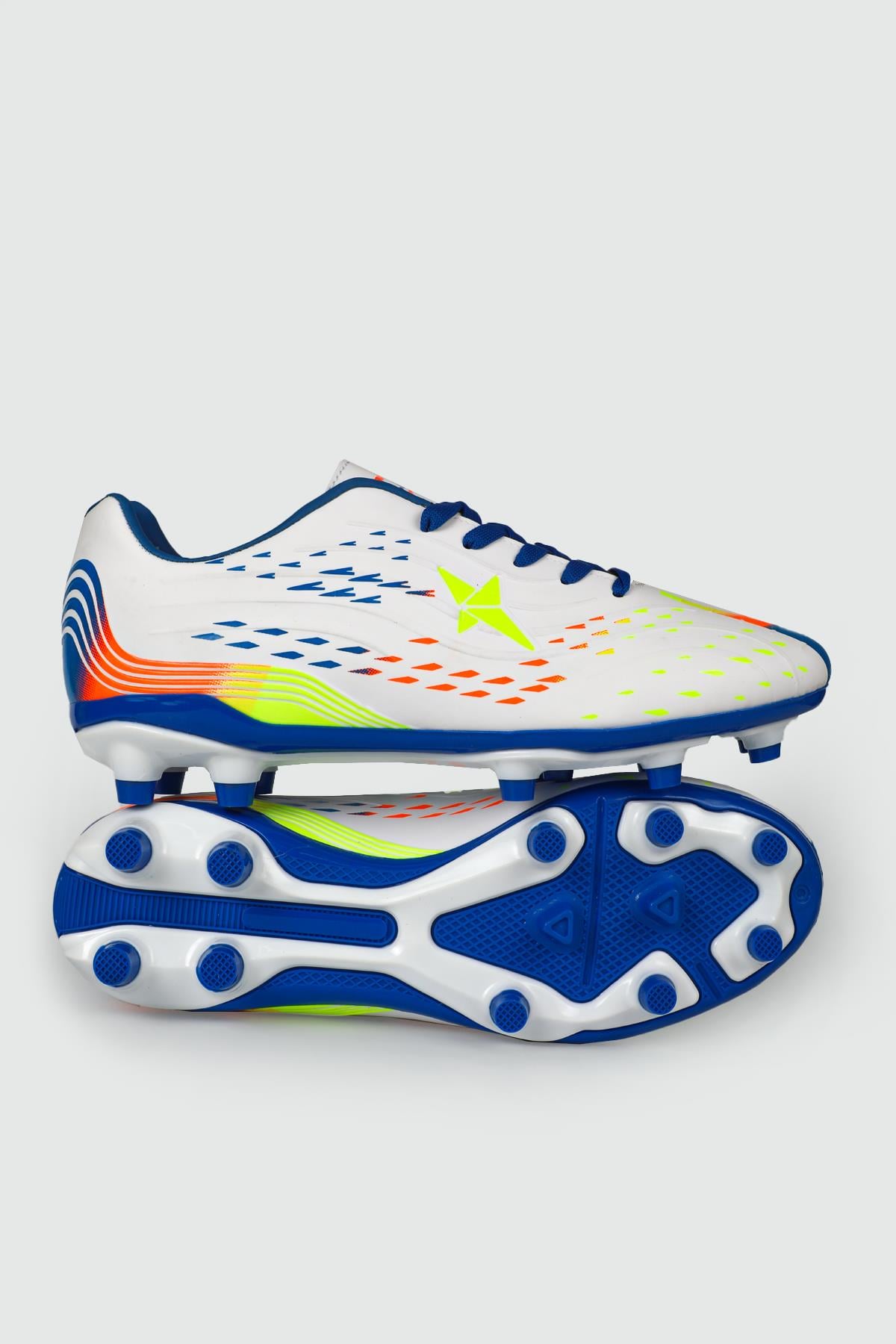 Krampon Beyaz Sax Unisex Spor Ayakkabı 535 Unisex Futbol Twingo LALİGA 535 gar KRAMPON