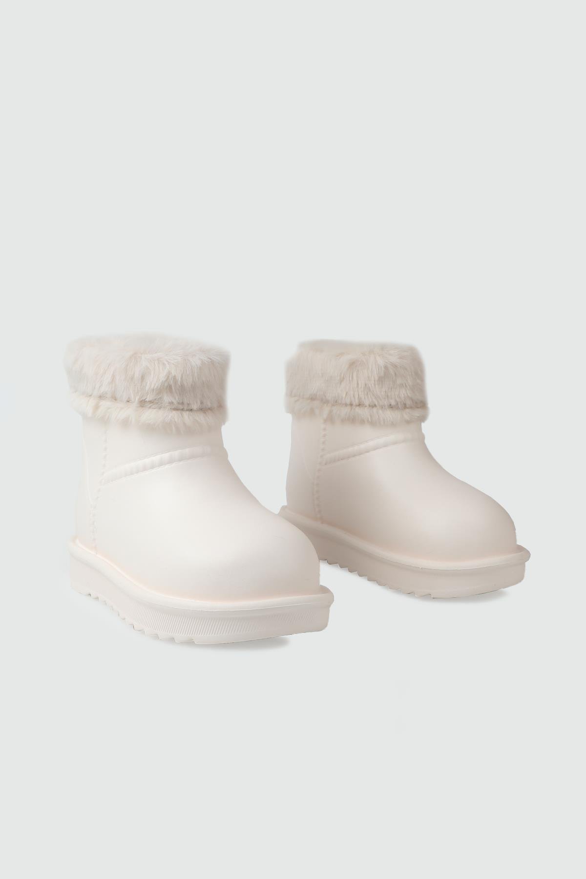 Kürklü Rahat Günlük Ekru Bağsız Çocuk Günlük Bot Umaç 2025 FİLET 25K Çocuk Yağmur ve Kar Botu umaç Umaç 2025 FİLET 25K