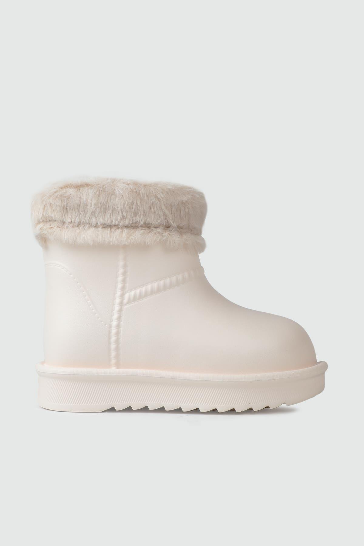 Kürklü Rahat Günlük Ekru Bağsız Çocuk Günlük Bot Umaç 2025 FİLET 25K Çocuk Yağmur ve Kar Botu umaç Umaç 2025 FİLET 25K