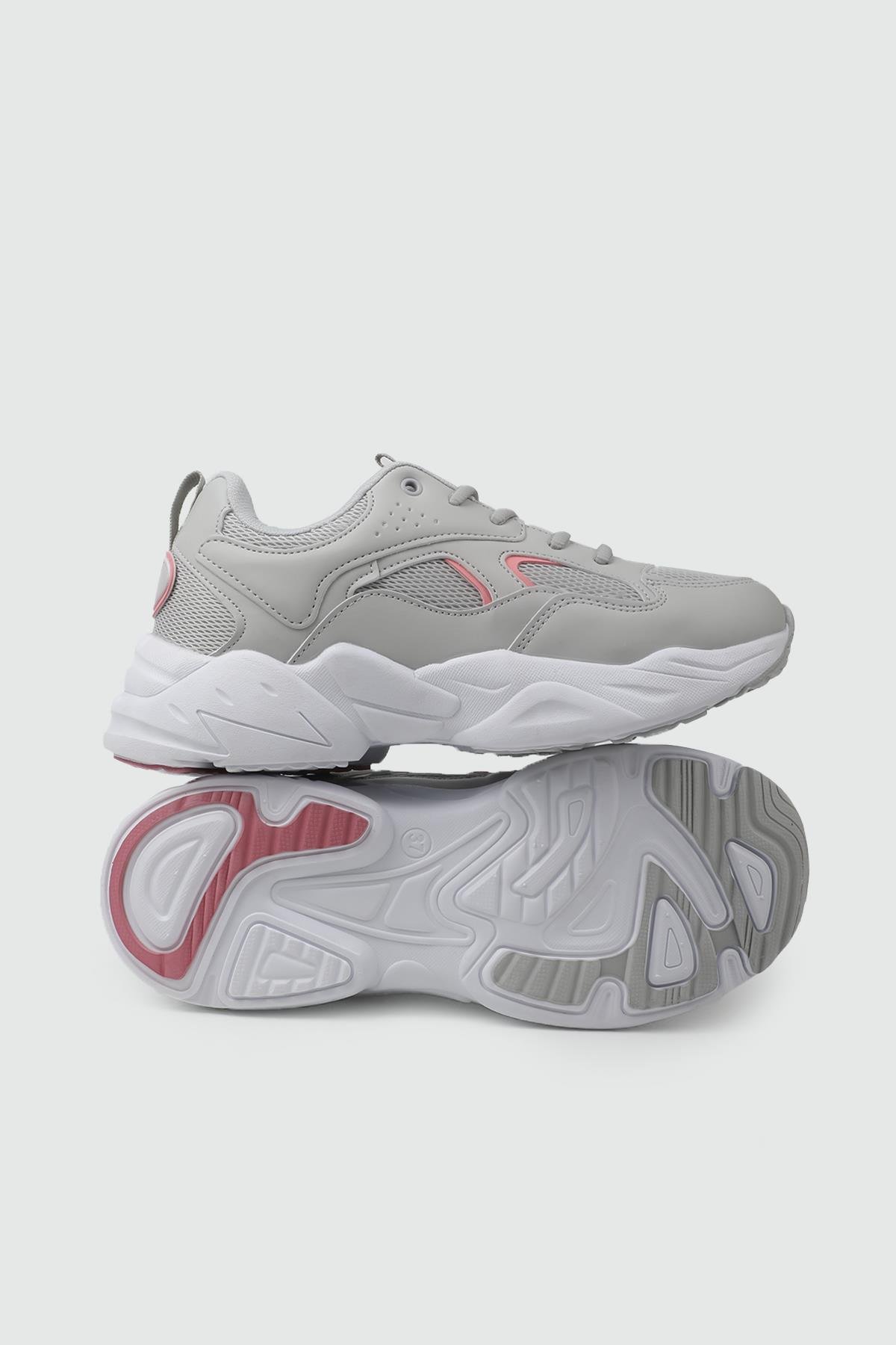 Nefes Alır Fileli Bağcıklı Buz Pembe Kadın Spor Ayakkabı LAMBIRLENT 2107 Kadın Günlük Spor Ayakkabı Lambırlent LAMBIRLENT 2107 Kadın 25Y