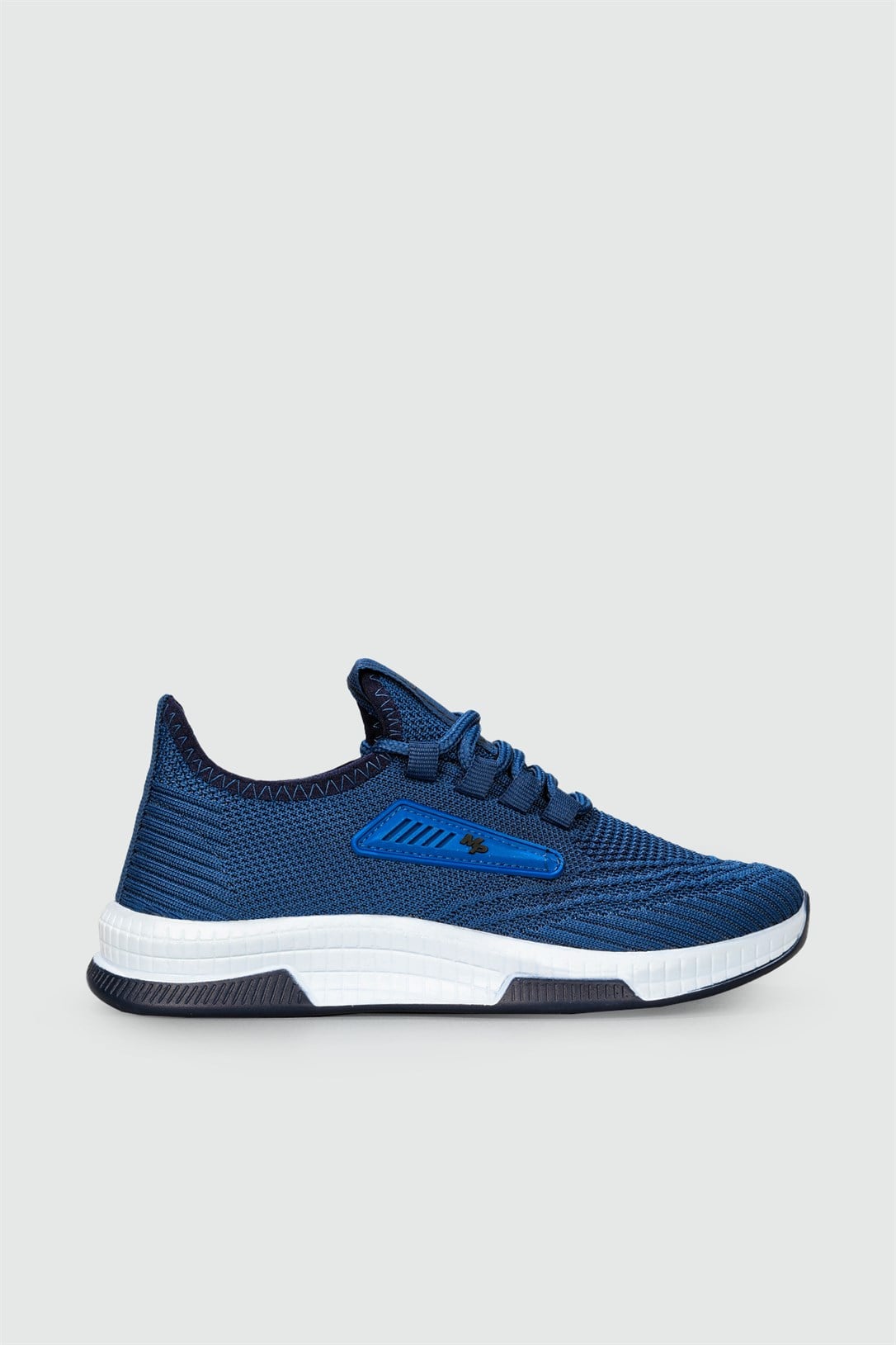 Nefes Alır Fileli Bağcıklı İndigo Unisex Spor Ayakkabı 231-2346 Unisex Günlük Spor Ayakkabı M.P M.P 231-2346 UNİSEX FİLELİ SPR