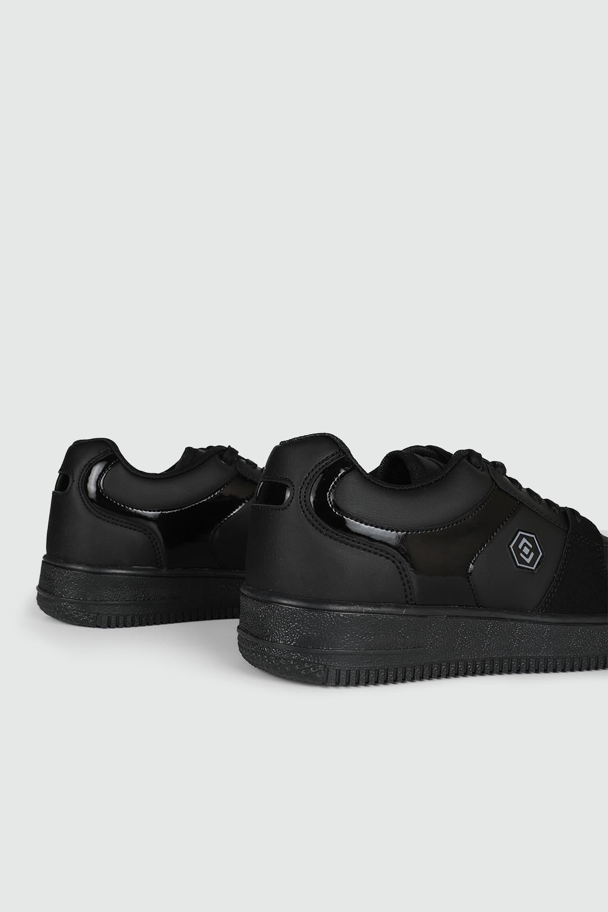 Nefes Alır Fileli Bağcıklı Siyah Kadın Spor Ayakkabı 2100 Kadın Sneaker Lambırlent LAMBIRLENT 2100 ZEN SPOR
