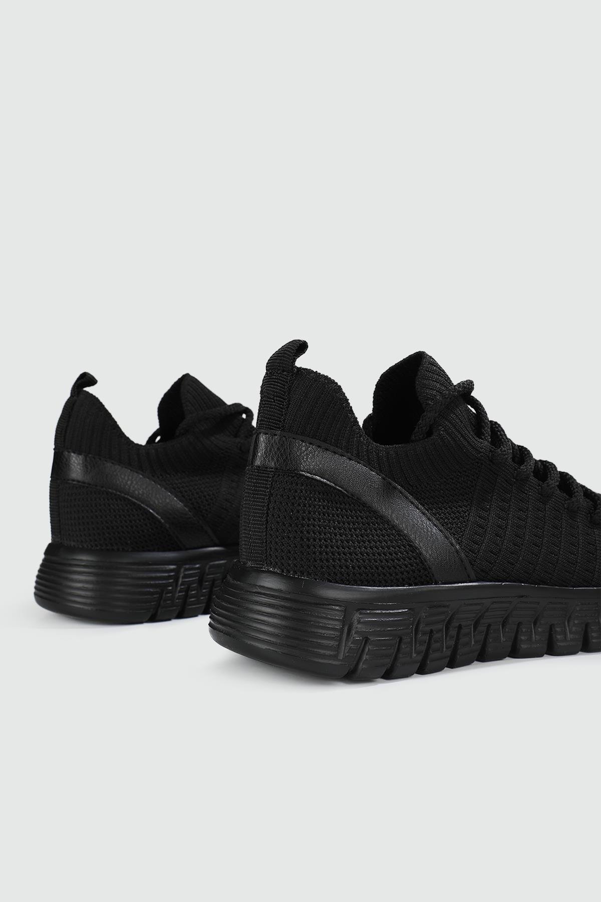 Nefes Alır Fileli Bağcıklı Siyah Kadın Spor Ayakkabı 501 Kadın Günlük Spor Ayakkabı MyBella MY BELLA DV-501 Kadın 24Y