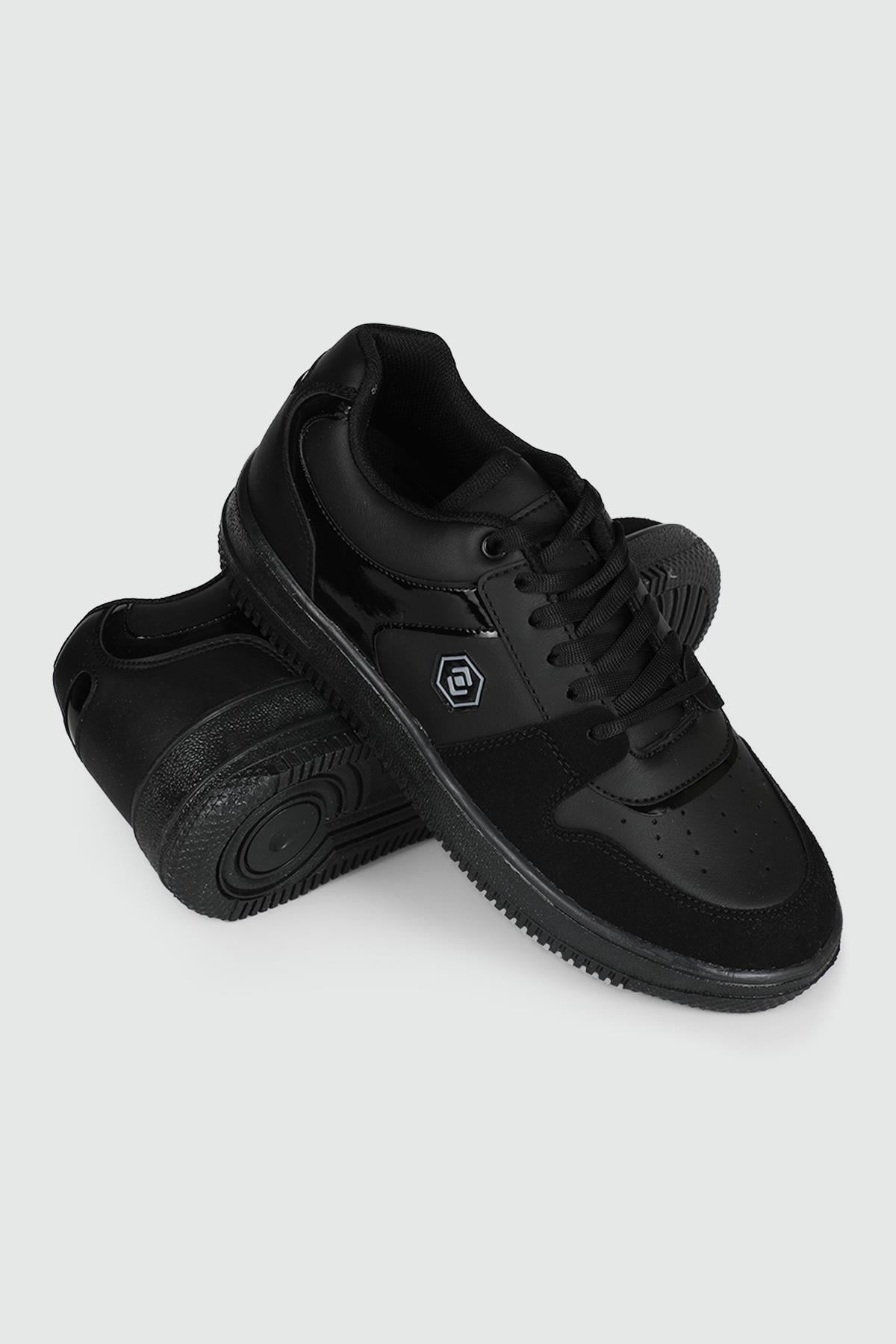 Nefes Alır Fileli Bağcıklı Siyah Kadın Spor Ayakkabı 2100 Kadın Sneaker Lambırlent LAMBIRLENT 2100 ZEN SPOR