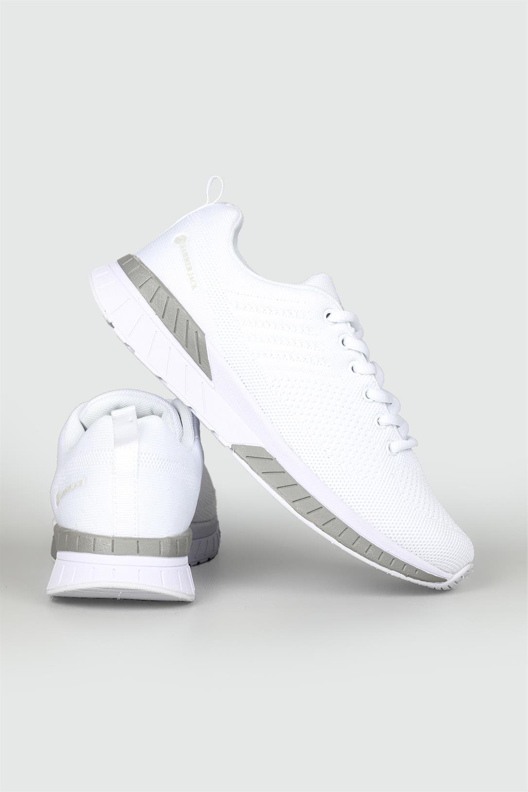 Nefes Alır Günlük Rahat Koşu Yürüyüş Beyaz Unisex Spor Ayakkabı 21200 MANAUS Erkek Günlük Spor Ayakkabı Hammer Jack HAMMERJACK21200 UNİSEX MANAUS