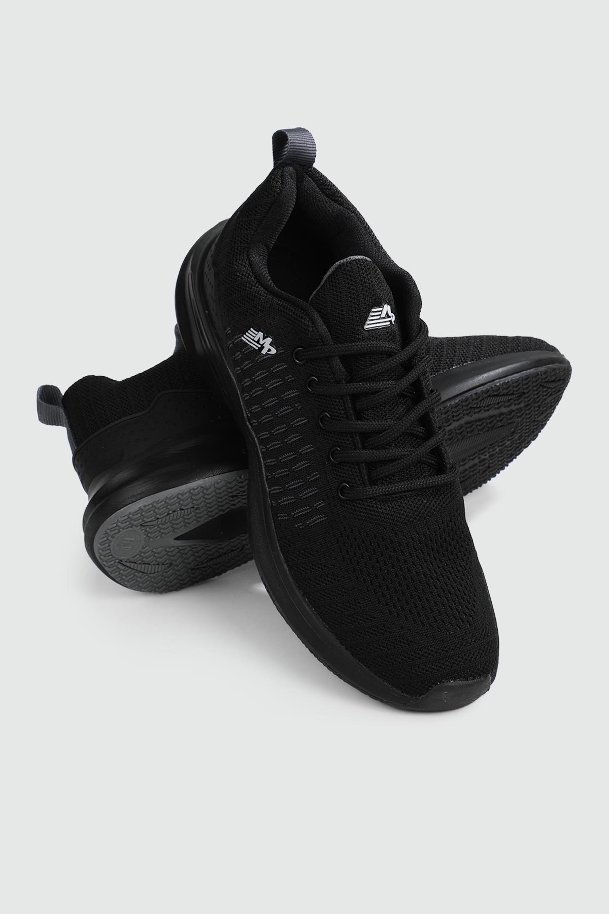Nefes Alır Günlük Rahat Koşu Yürüyüş Siyah Erkek Spor Ayakkabı Erkek Günlük Spor Ayakkabı M.P 241-1505MR