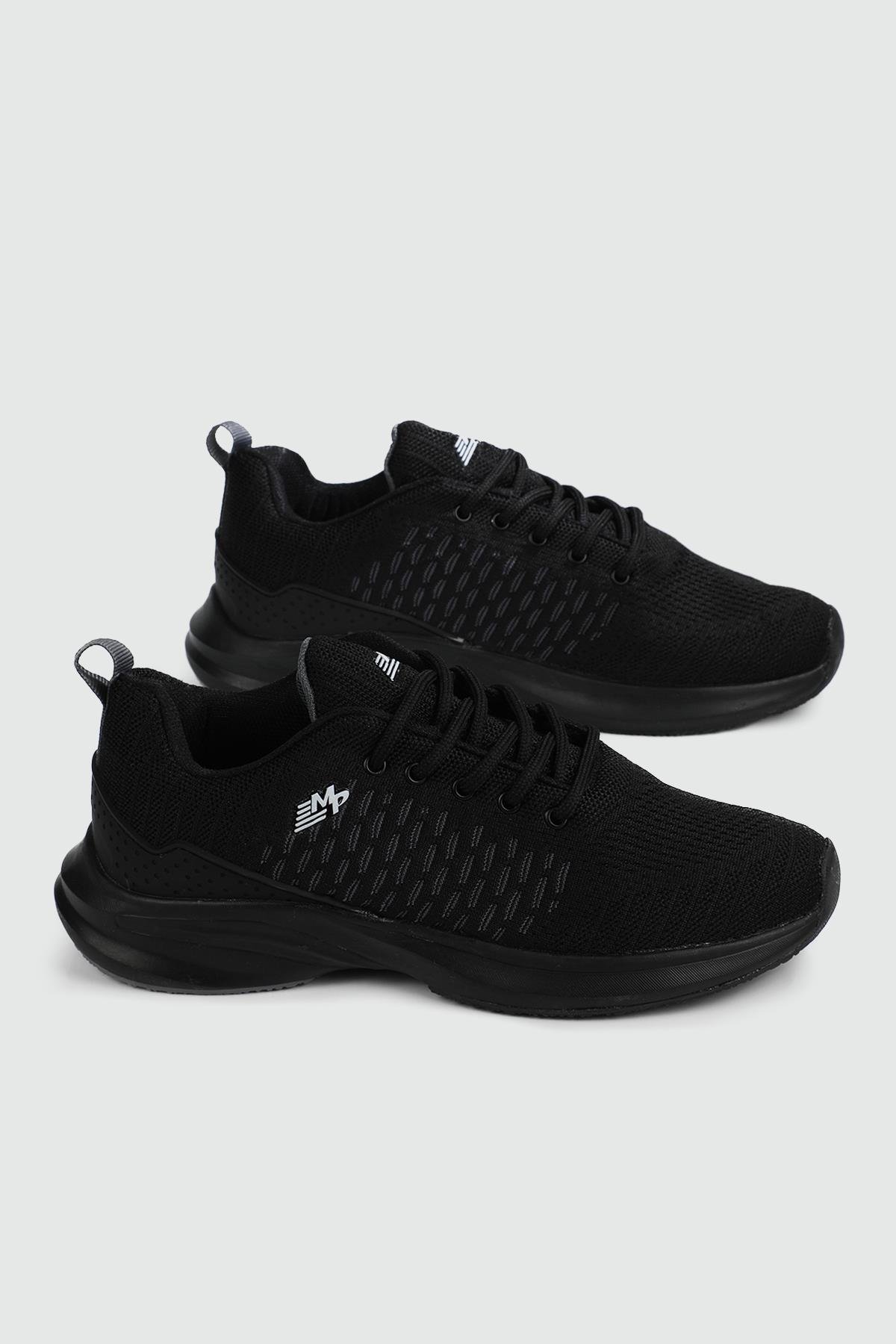Nefes Alır Günlük Rahat Koşu Yürüyüş Siyah Erkek Spor Ayakkabı Erkek Günlük Spor Ayakkabı M.P 241-1505MR