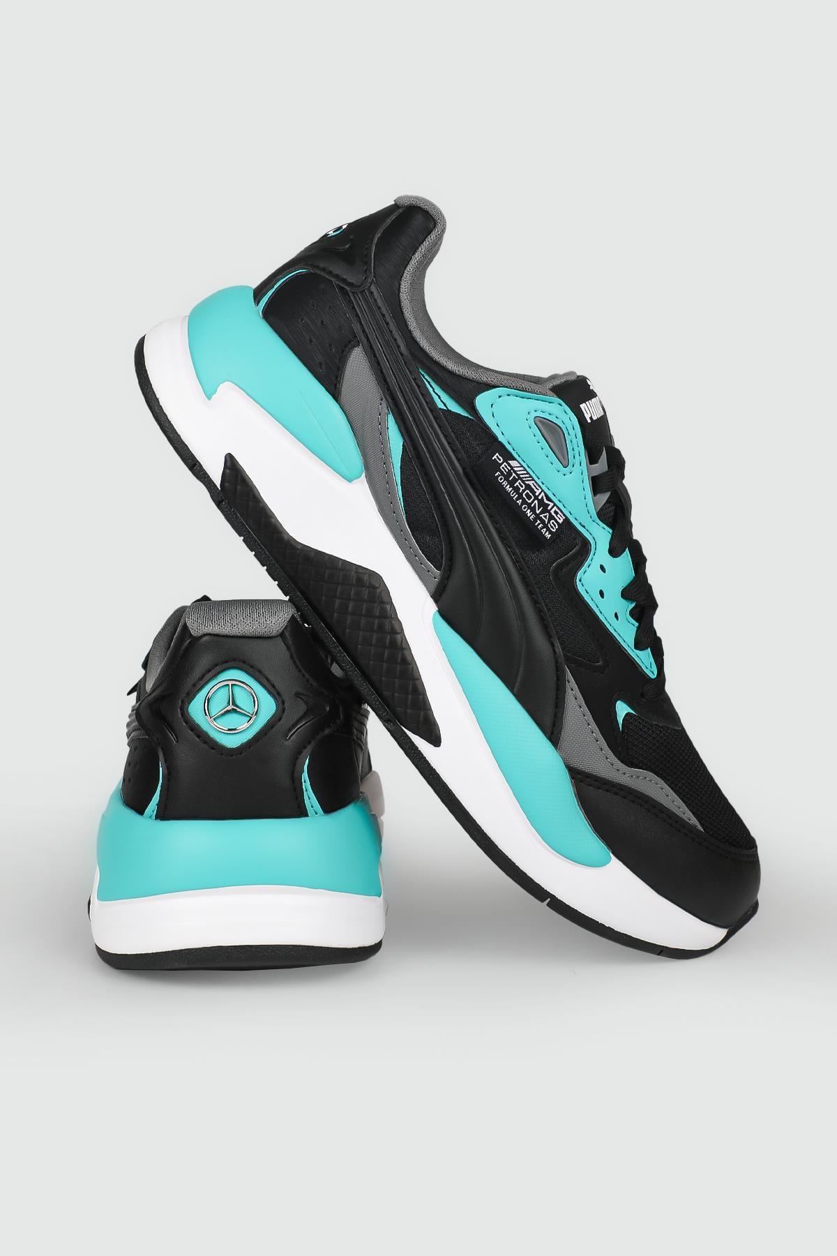 Nefes Alır Günlük Rahat Koşu Yürüyüş Siyah Yeşil Erkek Spor Ayakkabı 307136-11 Erkek Günlük Spor Ayakkabı Puma PUMA 307136-11 MAPF1 X-Ray