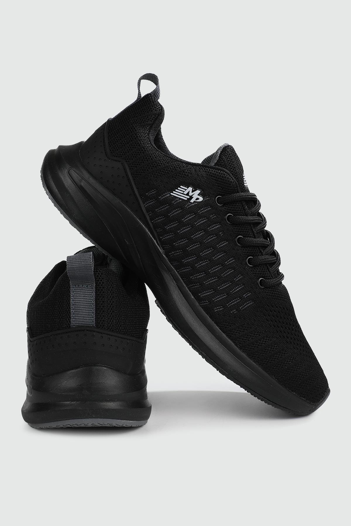 Nefes Alır Günlük Rahat Koşu Yürüyüş Siyah Erkek Spor Ayakkabı Erkek Günlük Spor Ayakkabı M.P 241-1505MR