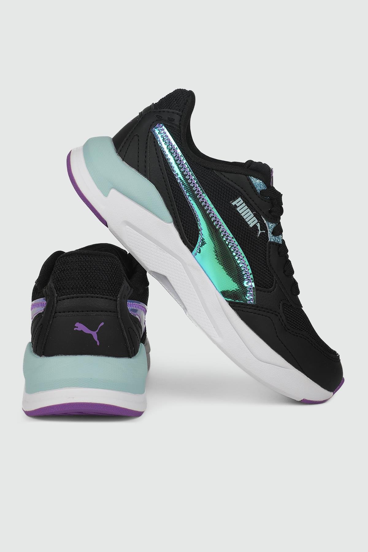 Nefes Alır Günlük Rahat Koşu Yürüyüş Siyah Lila Çocuk Spor Ayakkabı 396566-02 Çocuk Günlük Spor Ayakkabı Puma PUMA 396566-02  X-Ray SpeedLit