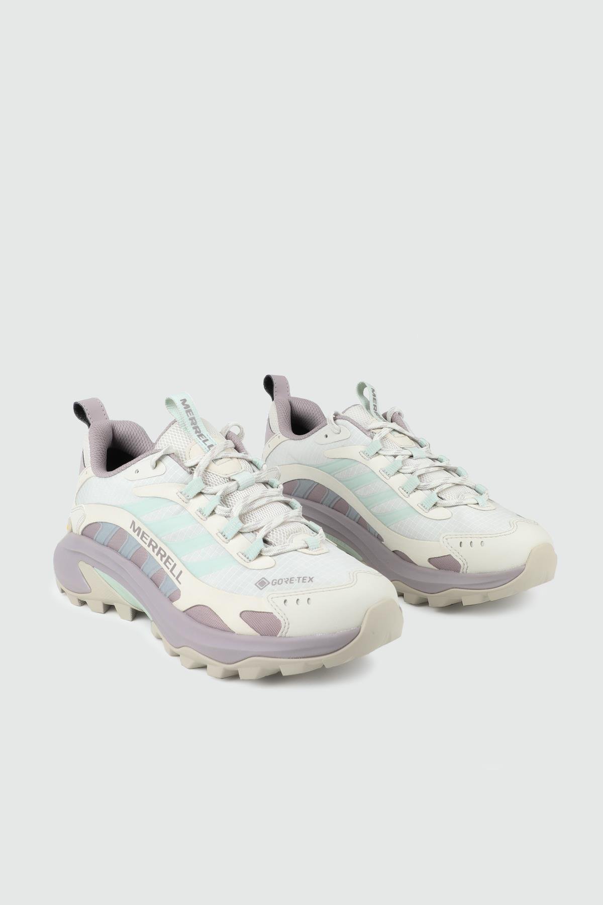 Nefes Alır Kalın Taban Bağcıklı GREIGE Su Geçirmez Rahat Nefes Alır J038510 Kadın Günlük Ayakkabı MERRELL J038510