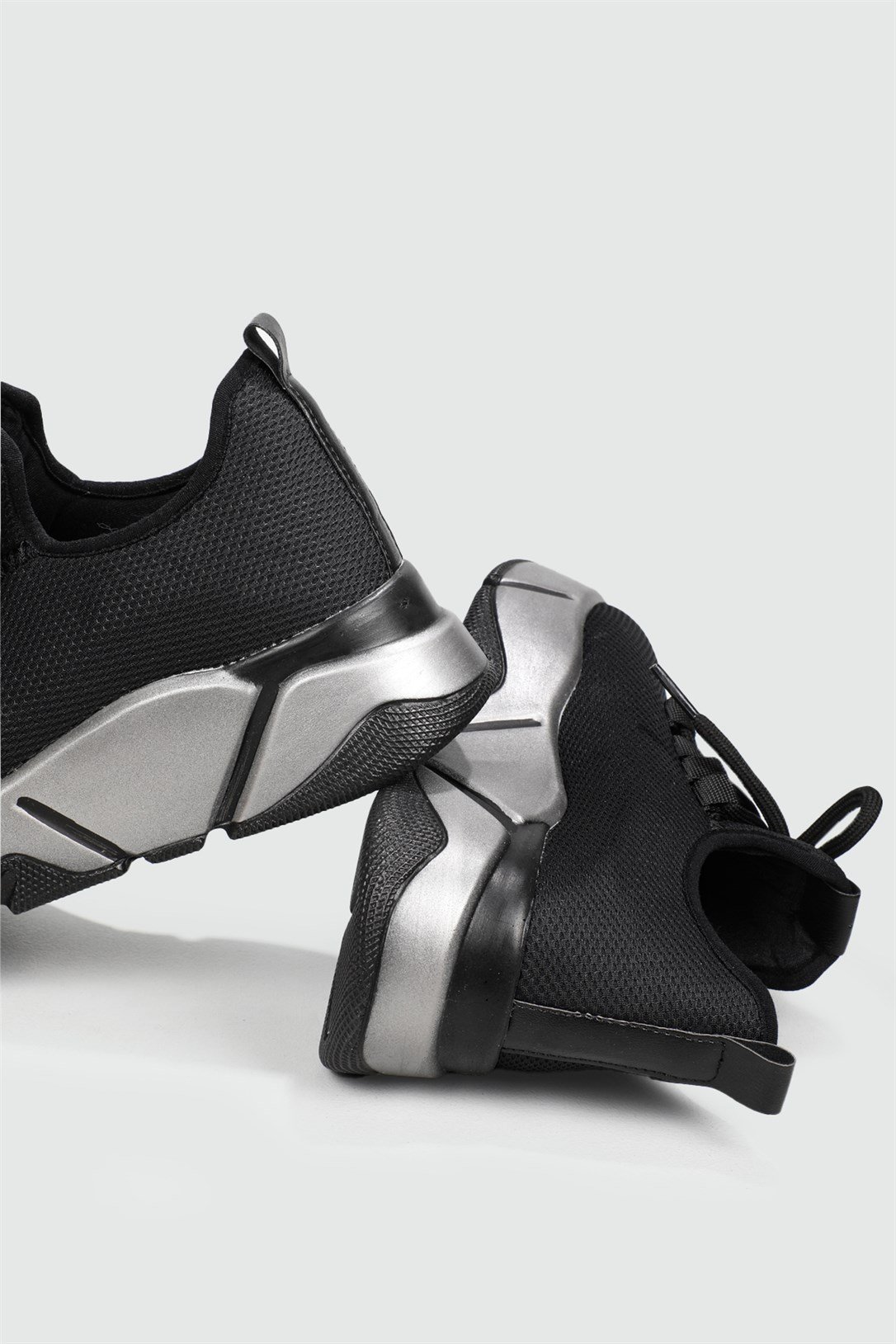 Nefes Alır Kalın Taban Bağcıklı Syh Platin Kadın Spor Ayakkabı RSL-400 Kadın Sneaker Beınsteps Beinsteps RSL-400 22Y