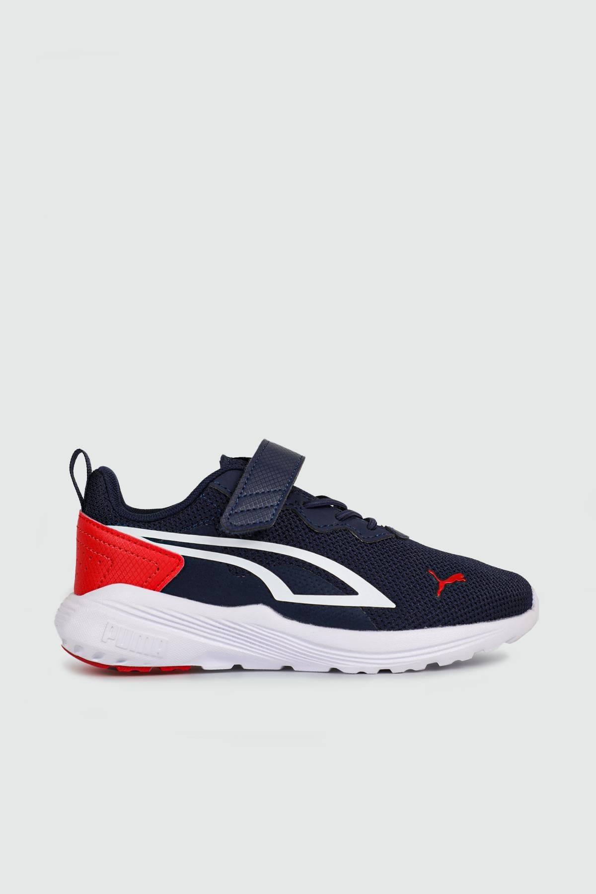 Nefes Alır Kalın Taban Cırtlı Laci Beyaz Kırmızı Çocuk Spor Ayakkabı 387387-07 Çocuk Günlük Spor Ayakkabı Puma PUMA 387387-07 ALL-DAY PT FLT