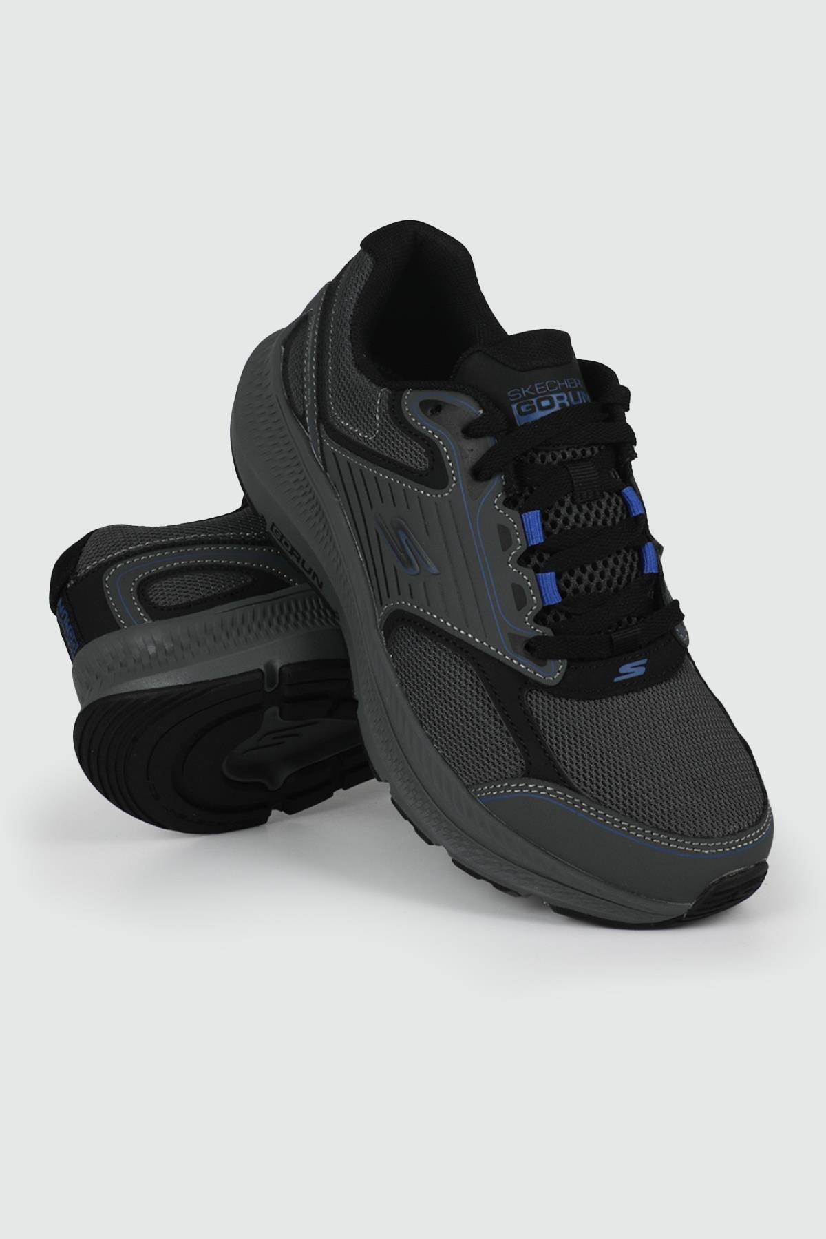 Nefes Alır Ortopedik Gri/Mavi Erkek Spor Ayakkabı 220866 CCBL Erkek Günlük Spor Ayakkabı Skechers SKECHERS 220866 CCBL