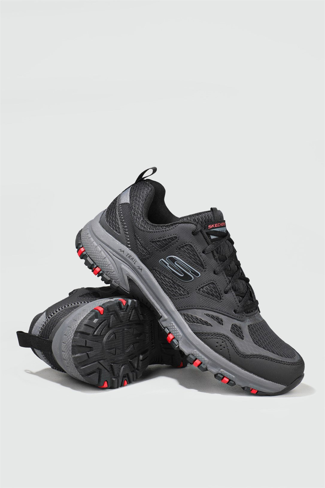 Nefes Alır Ortopedik Siyah Erkek Spor Ayakkabı HİLLCREST Erkek Koşu / yürüyüş Skechers SKECHERS 237265 MER SPOR