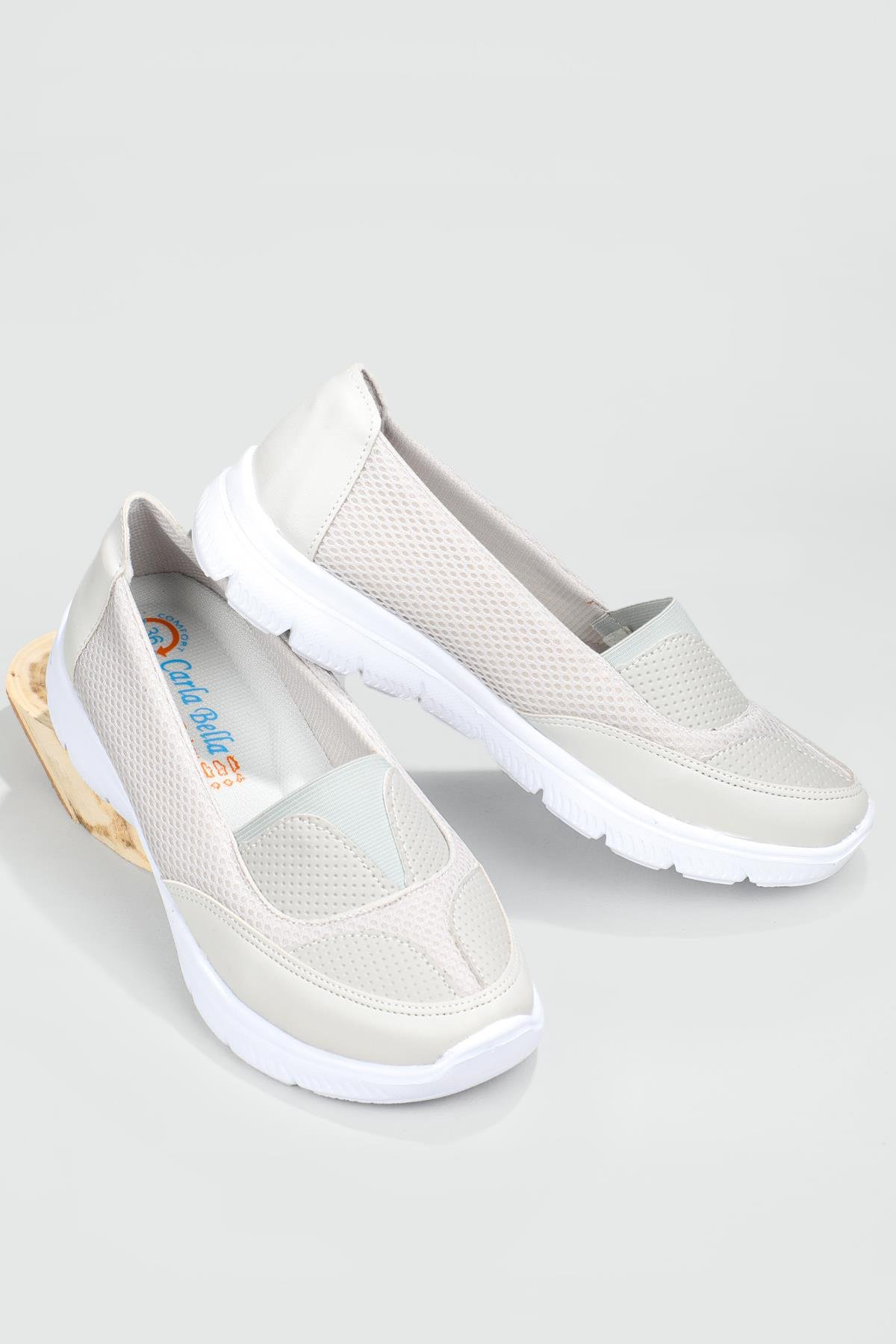Nefes Alır Ortopedik Taş Kadın Ayakkabı S-2215 Kadın Rahat / Confort Anatomik Carla Bella CARLA BELLA S-2215
