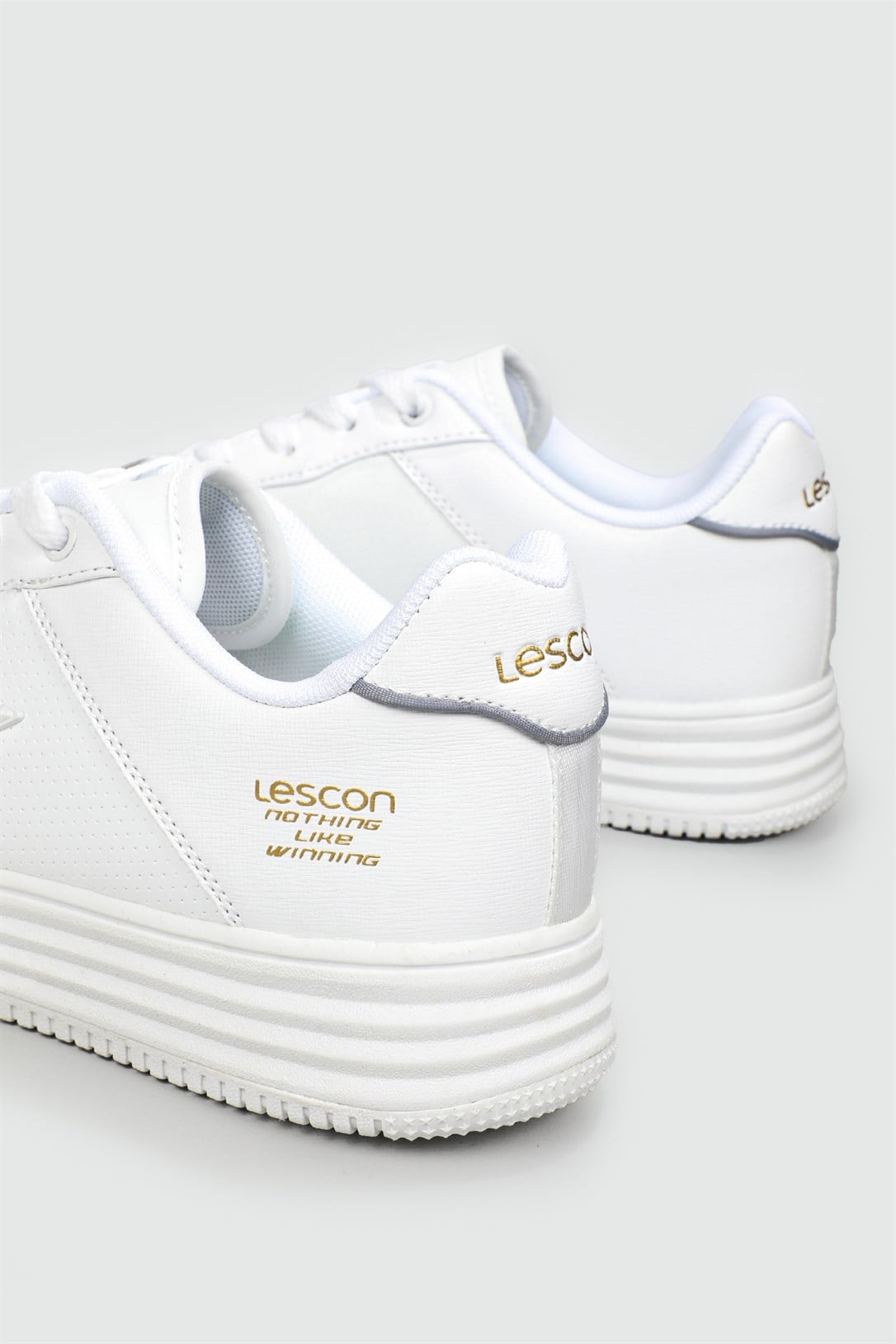 Nefes Alır Rahat Beyaz Erkek Spor Ayakkabı ZEPLIN Erkek Günlük Spor Ayakkabı Lescon LESCON ZEPLIN MER 22Y