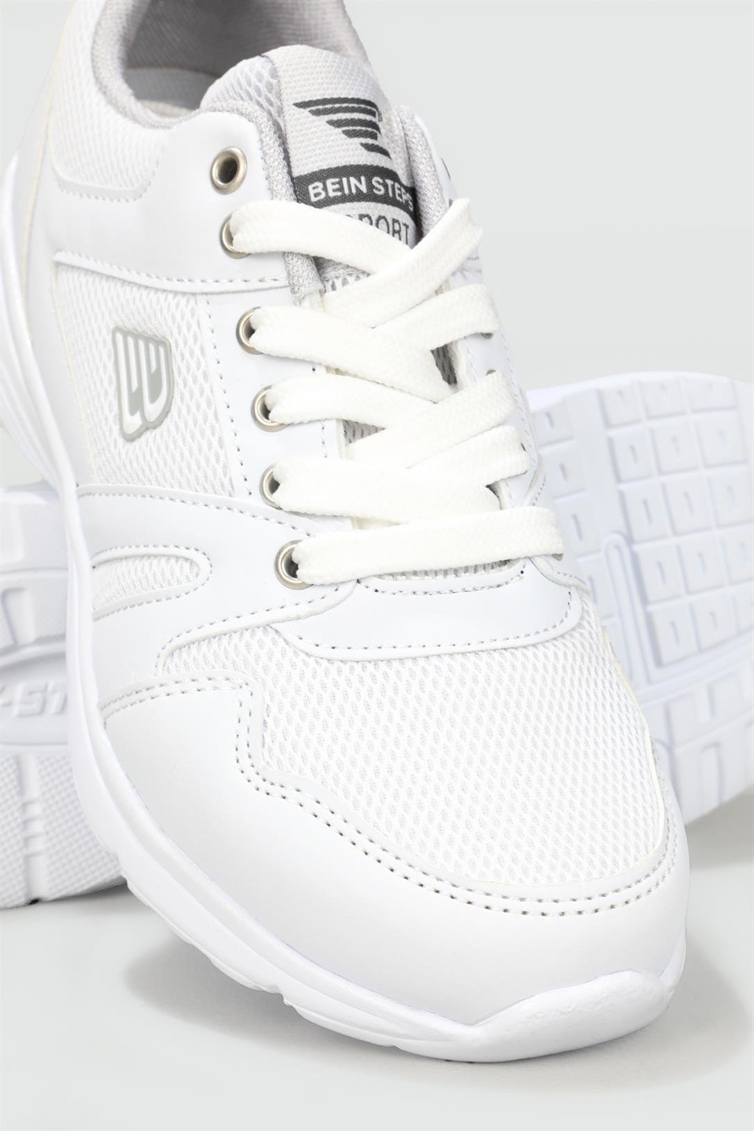 Nefes Alır Rahat Beyaz Unisex Spor Ayakkabı 020 Unisex Günlük Spor Ayakkabı Beınsteps BEINSTEPS 020 UNİSEX SPOR