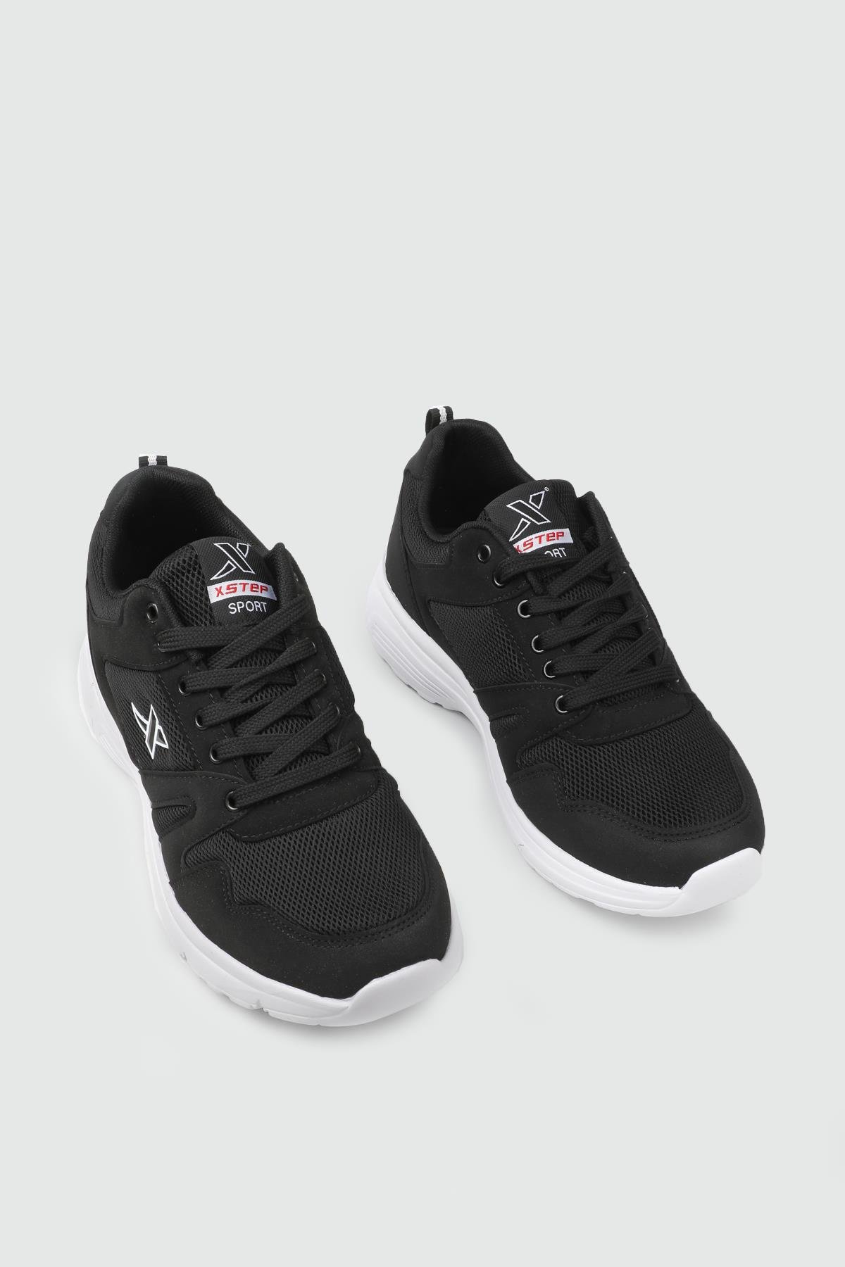 Nefes Alır Rahat Siyah Beyaz Erkek Spor Ayakkabı 020 Erkek Günlük Spor Ayakkabı Step XSTEP 020 MER SPOR 25Y