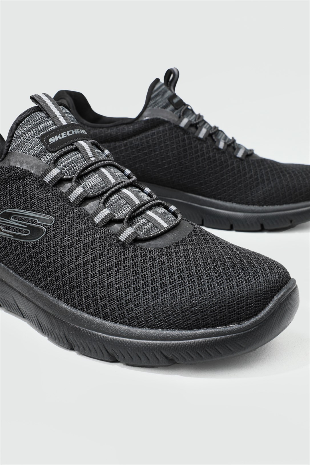 Nefes Alır Rahat Siyah Erkek Spor Ayakkabı SUMMİTS Erkek Günlük Spor Ayakkabı Skechers SKECHERS 52811 SUMMİTS MER