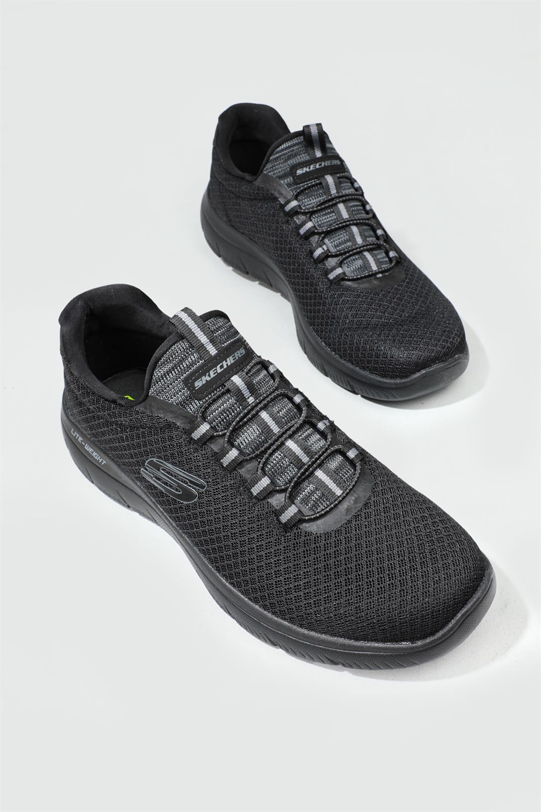 Nefes Alır Rahat Siyah Erkek Spor Ayakkabı SUMMİTS Erkek Günlük Spor Ayakkabı Skechers SKECHERS 52811 SUMMİTS MER