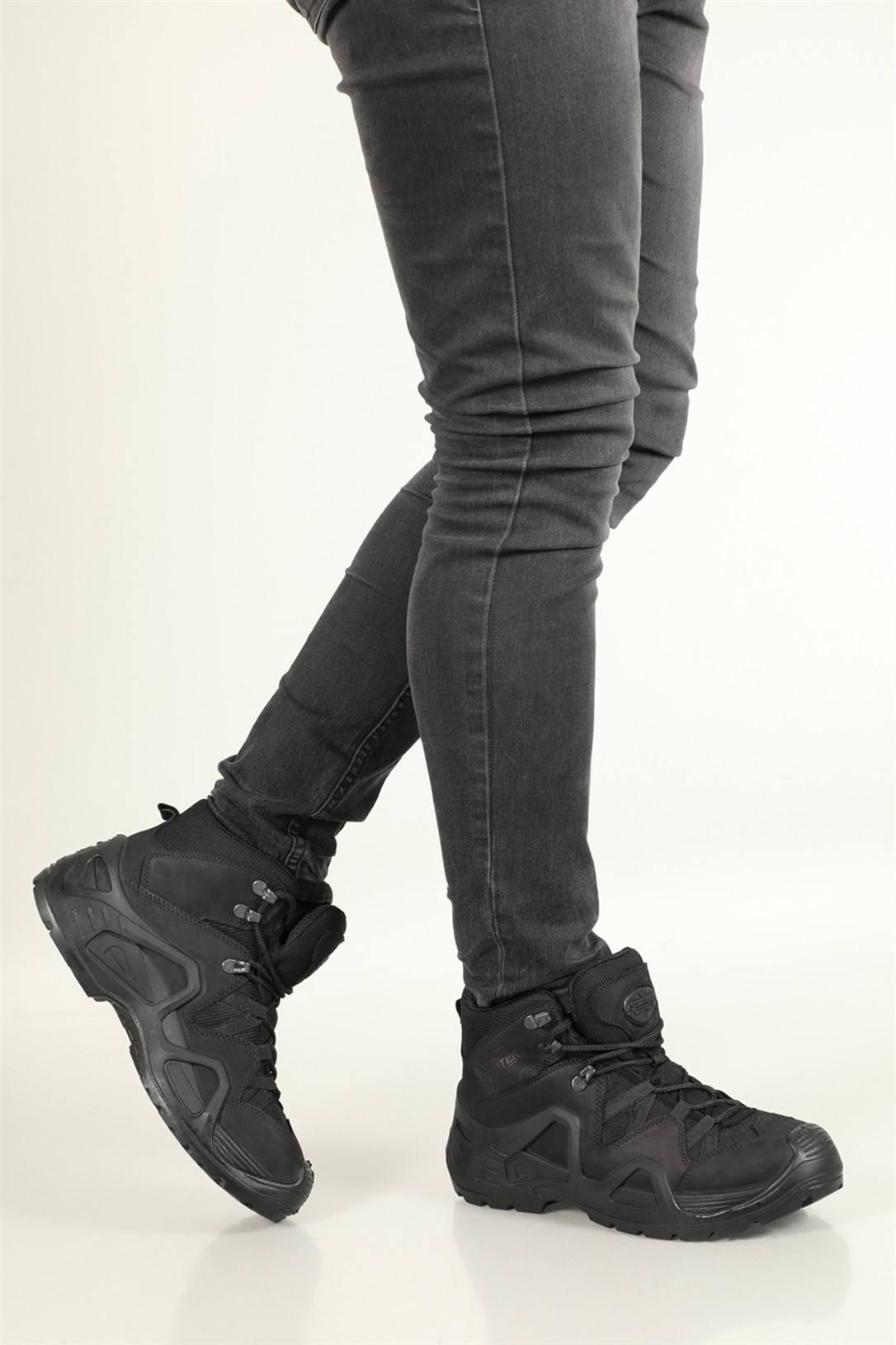 Nefes Alır Rahat Siyah Nubuk Erkek Bot 1492 Erkek Günlük confort Bot Scooter SCOOTER 1492 MER SU GÇRMZ BOT