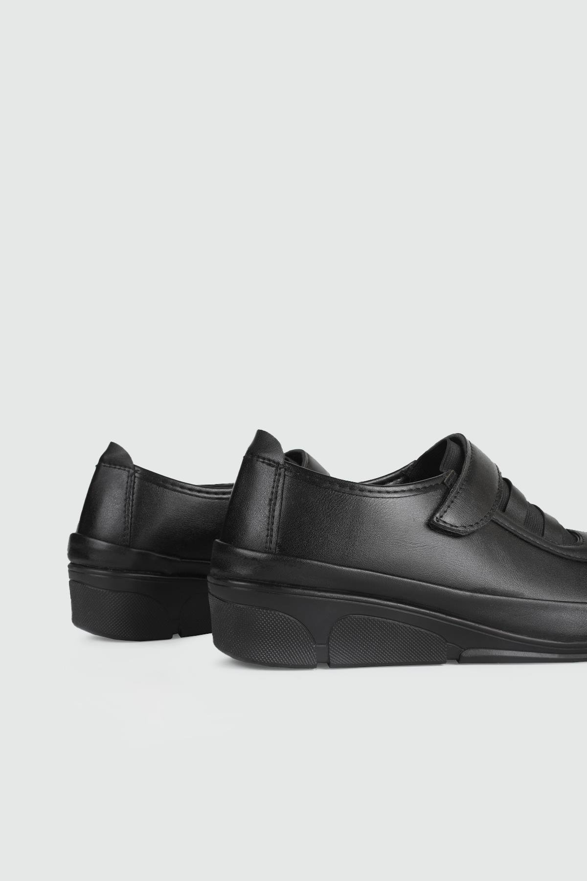 Ortapedik Taban Günlük Rahat Siyah Kadın Ayakkabı ESM502Z Kadın Günlük Ayakkabı ESMA Esma 330 23K