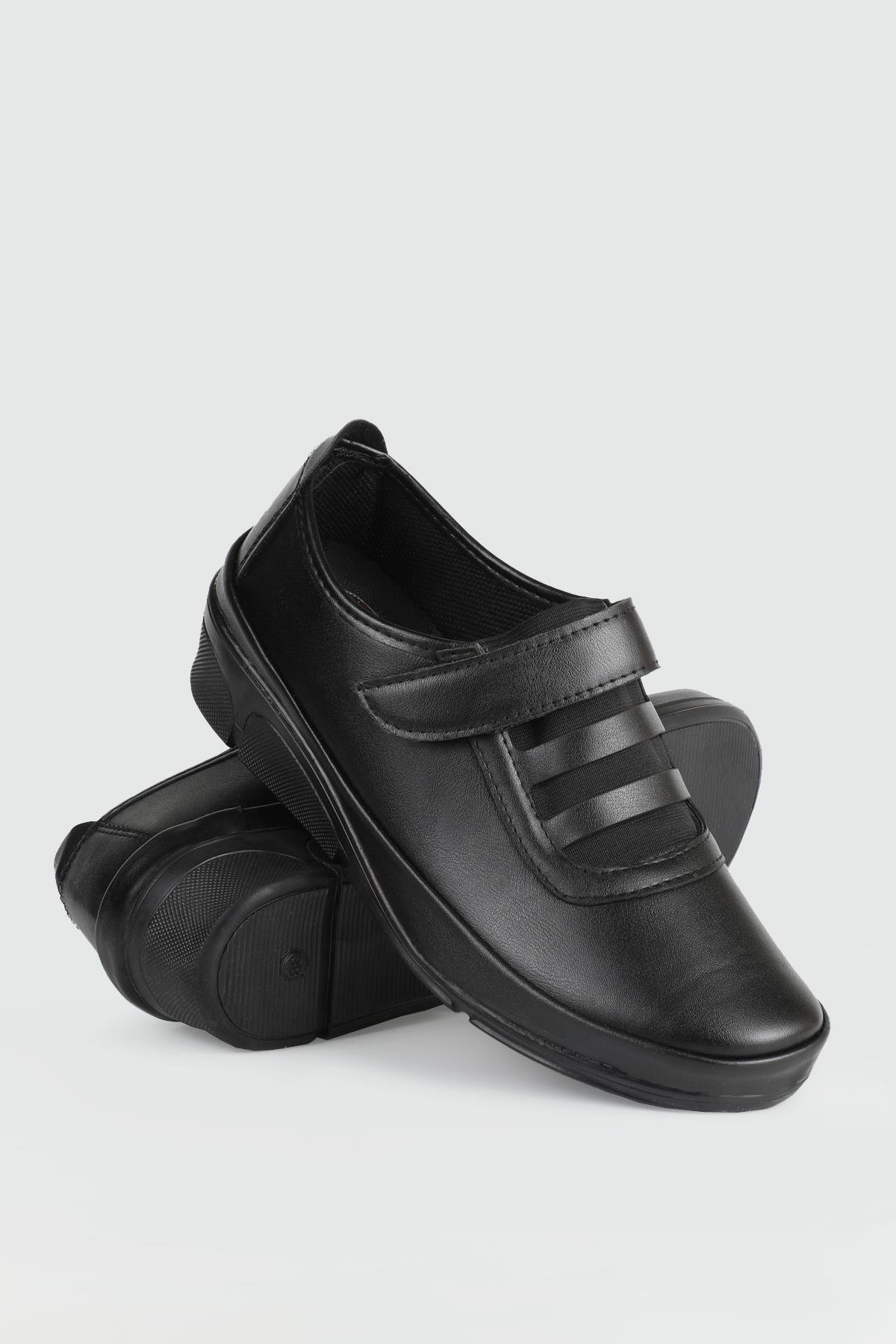 Ortapedik Taban Günlük Rahat Siyah Kadın Ayakkabı ESM502Z Kadın Günlük Ayakkabı ESMA Esma 330 23K