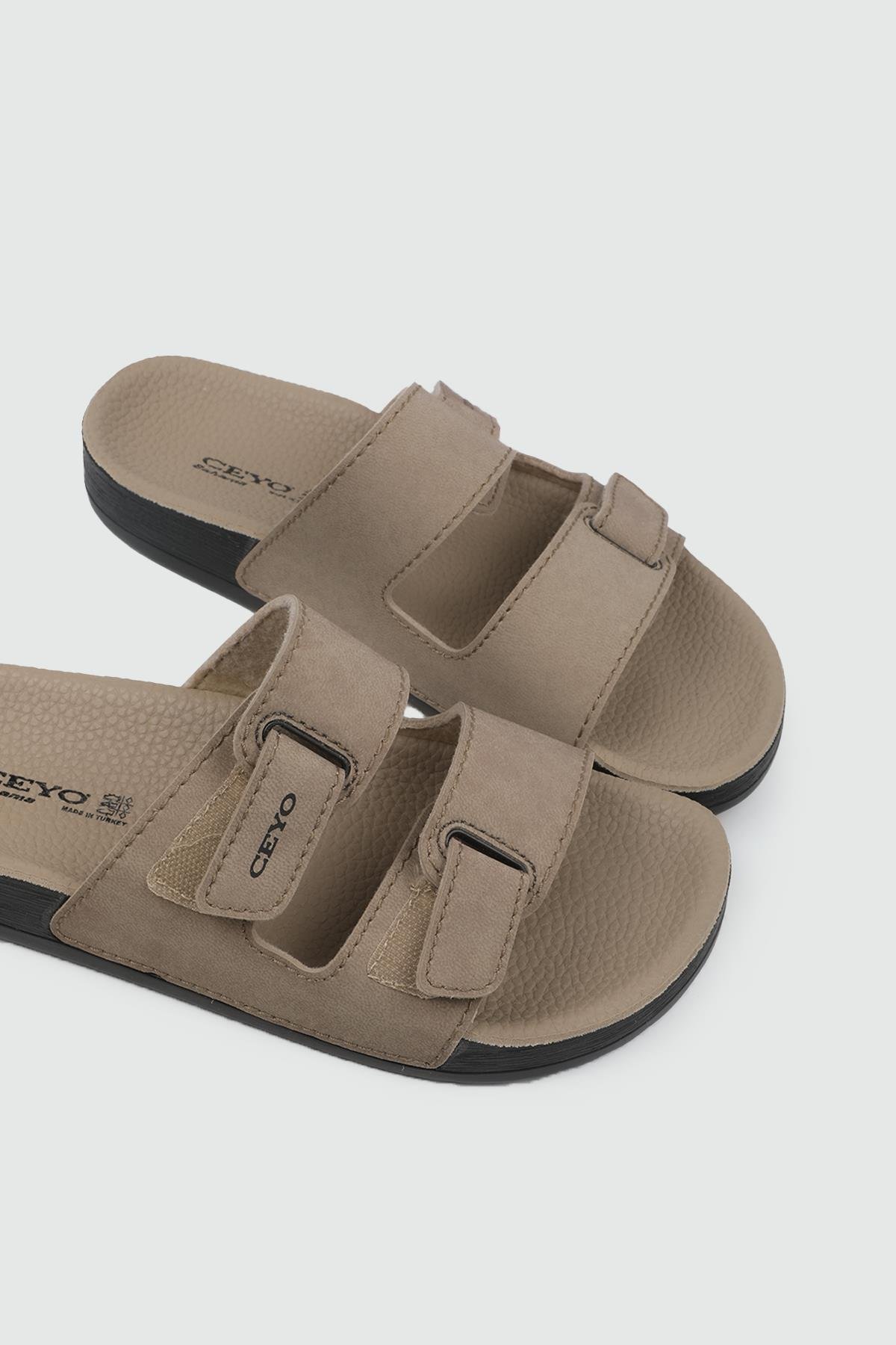 Ortopedik Camel Kadın Terlik CEYO BAHAMA-16 Kadın Günlük Terlik Ceyo CEYO BAHAMA-16 ZEN TERLİK