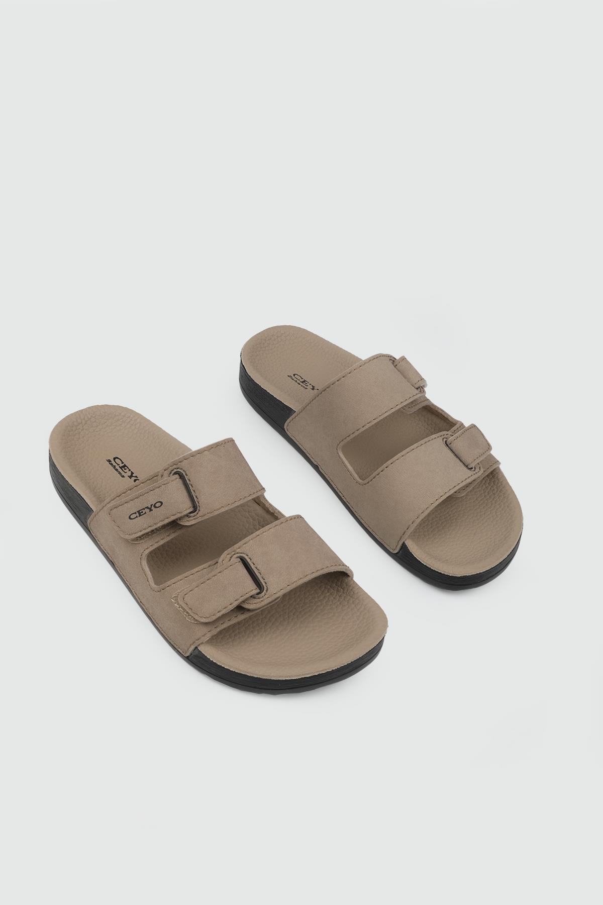 Ortopedik Camel Kadın Terlik CEYO BAHAMA-16 Kadın Günlük Terlik Ceyo CEYO BAHAMA-16 ZEN TERLİK