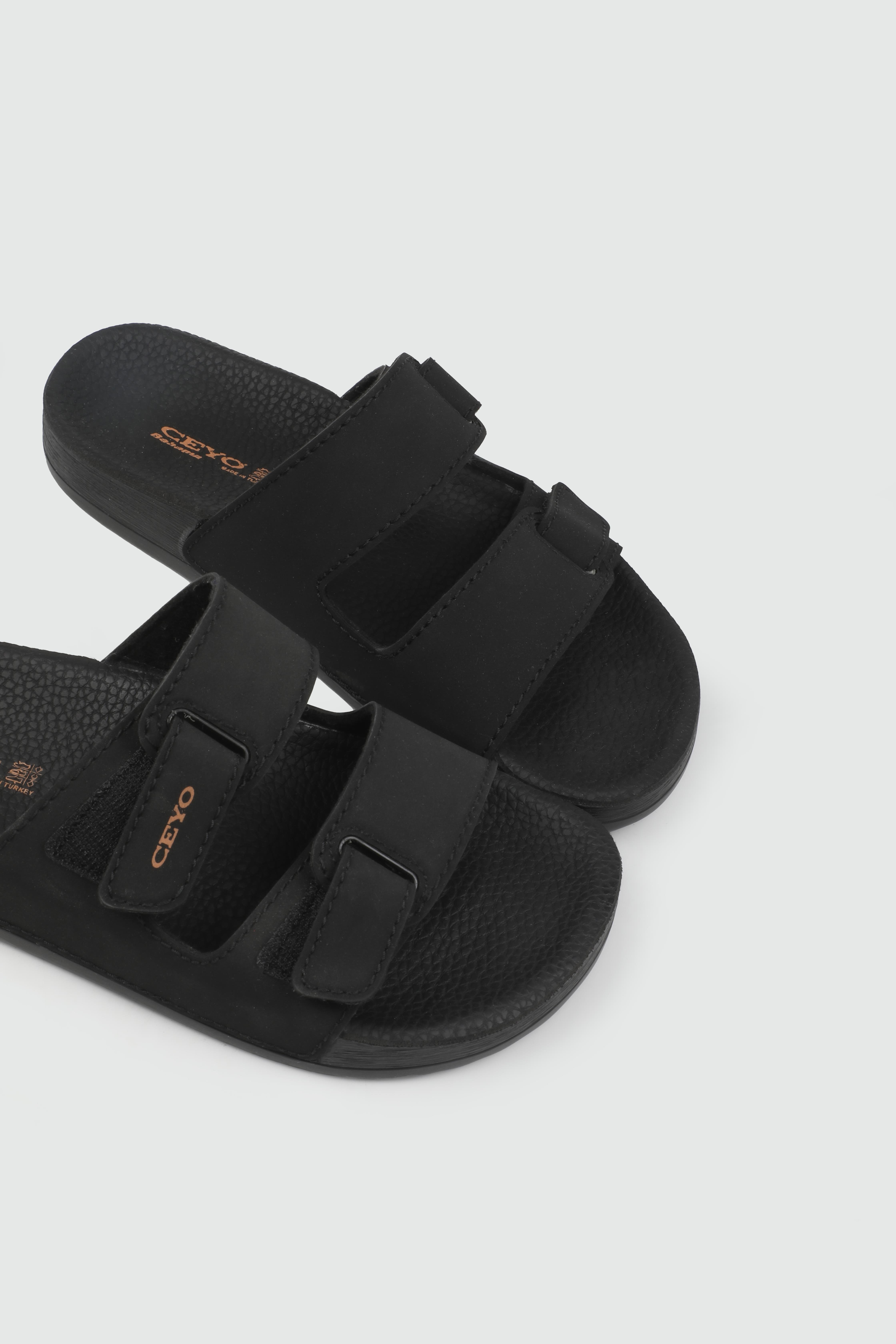 Ortopedik Siyah Kadın Terlik CEYO BAHAMA-16 Kadın Günlük Terlik Ceyo CEYO BAHAMA-16 ZEN TERLİK