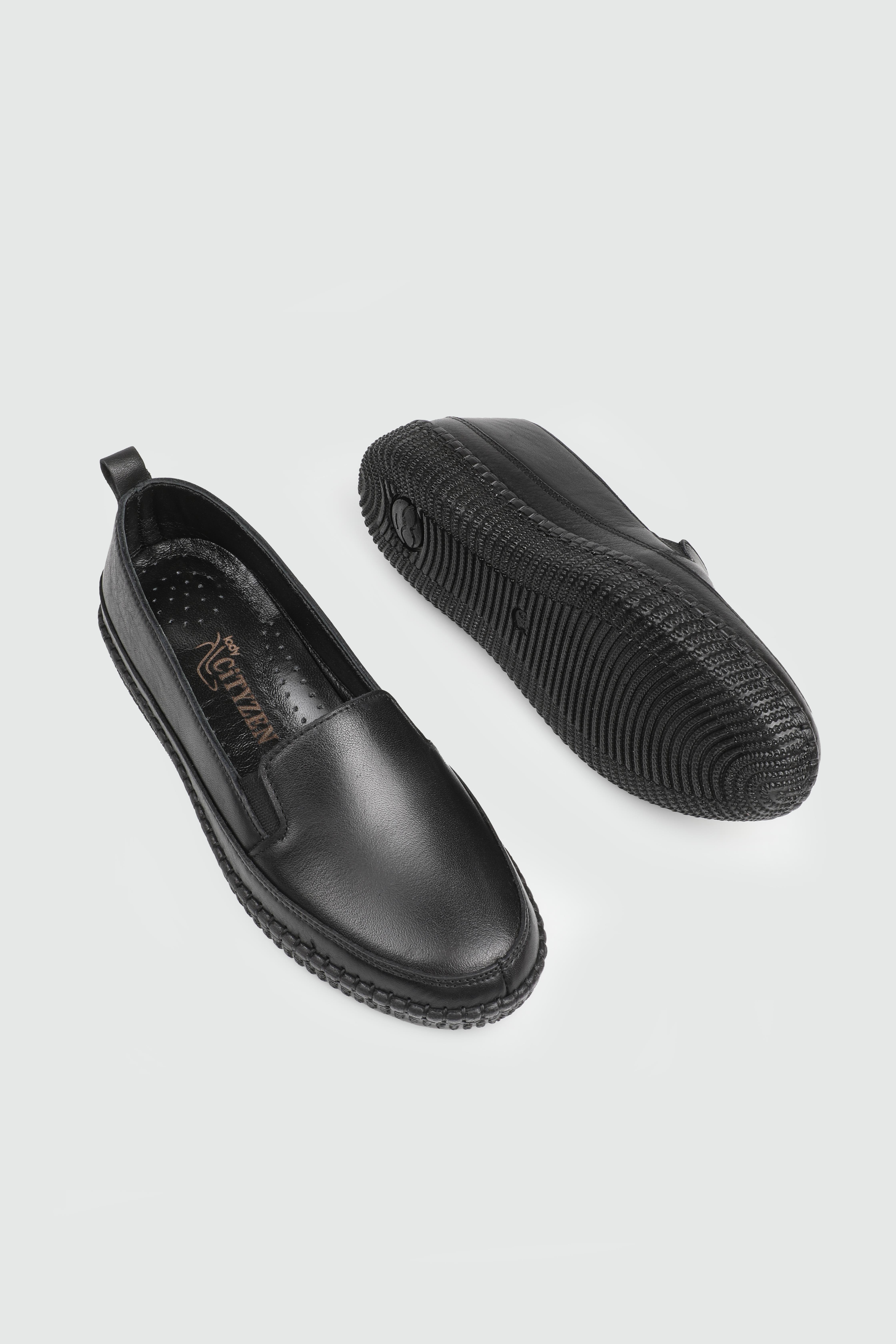 Ortopedik Taban Deri Günlük Siyah Kadın Ayakkabı FRD-7010 Kadın Rahat / Confort Anatomik Carla Bella CİTYZEN FRD-7010 Kadın 25Y