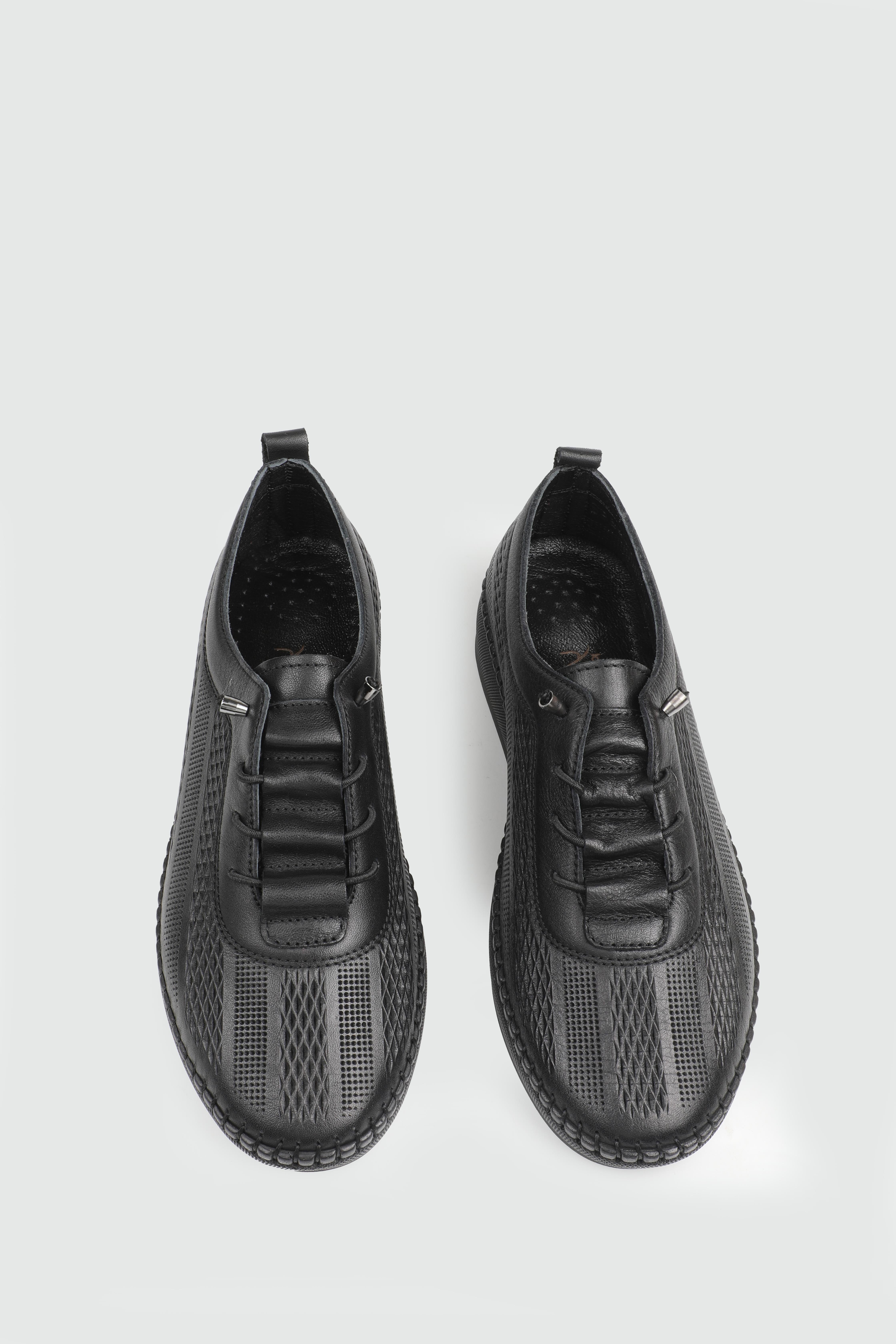 Ortopedik Taban Deri Günlük Siyah Kadın Ayakkabı FRD-2026 Kadın Rahat / Confort Anatomik Carla Bella CİTYZEN FRD-2026 Kadın 25Y