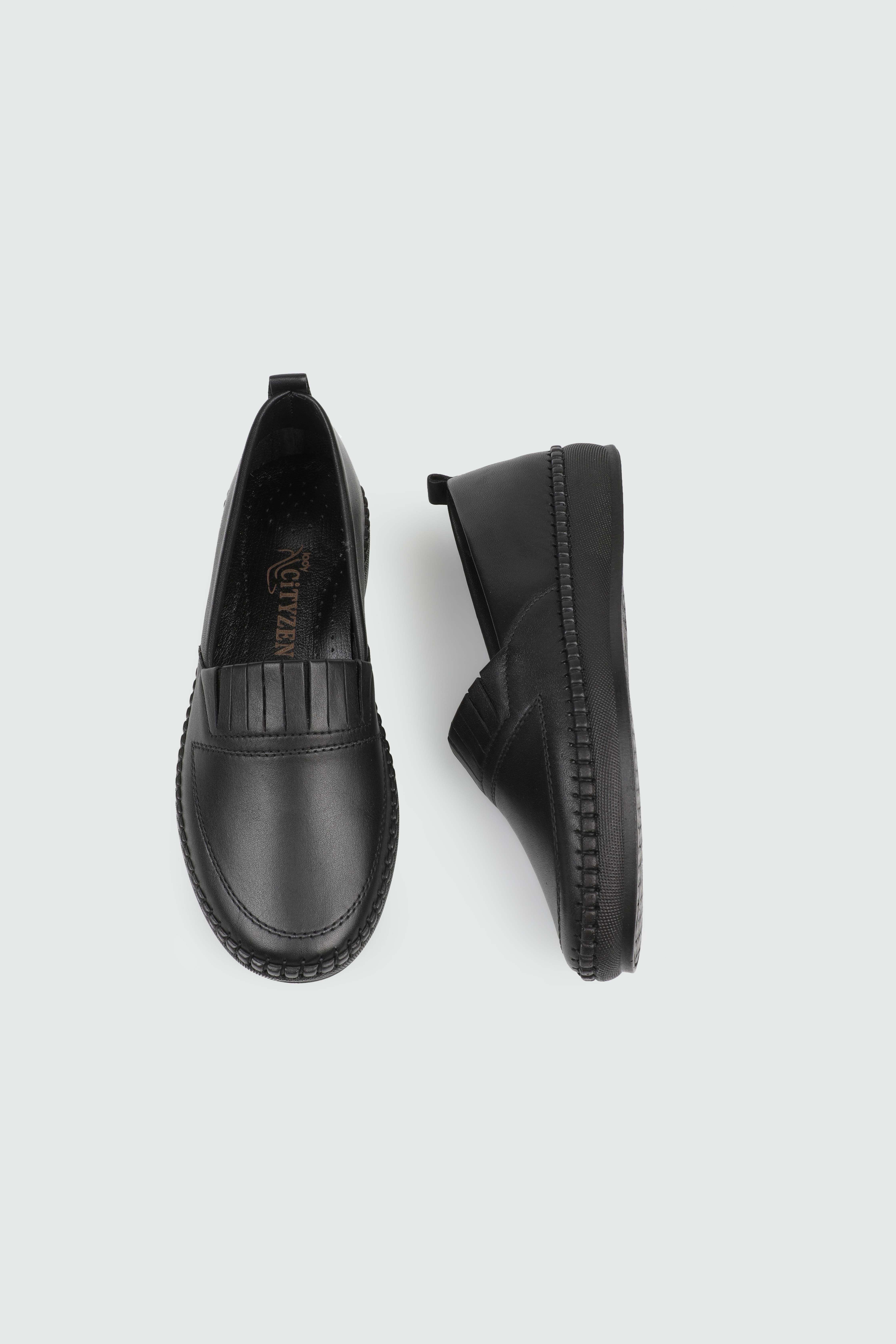 Ortopedik Taban Deri Günlük Siyah Kadın Ayakkabı FRD-2010 Kadın Rahat / Confort Anatomik Carla Bella CİTYZEN FRD-2010 Kadın 25Y