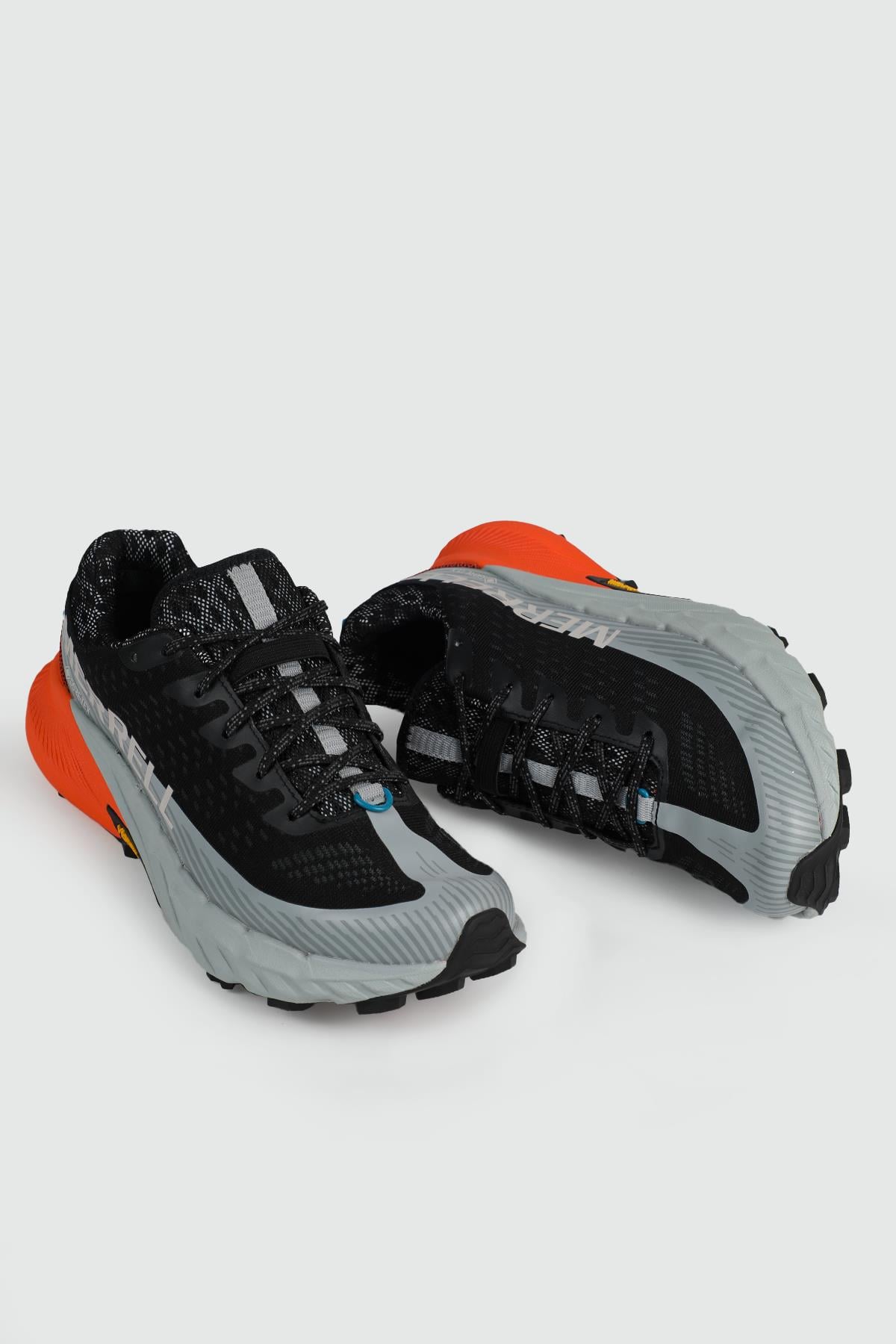 Outdoor Rahat BLACK/TANGERINE Erkek Spor Ayakkabı J068041 Erkek Günlük Spor Ayakkabı MERRELL J068041