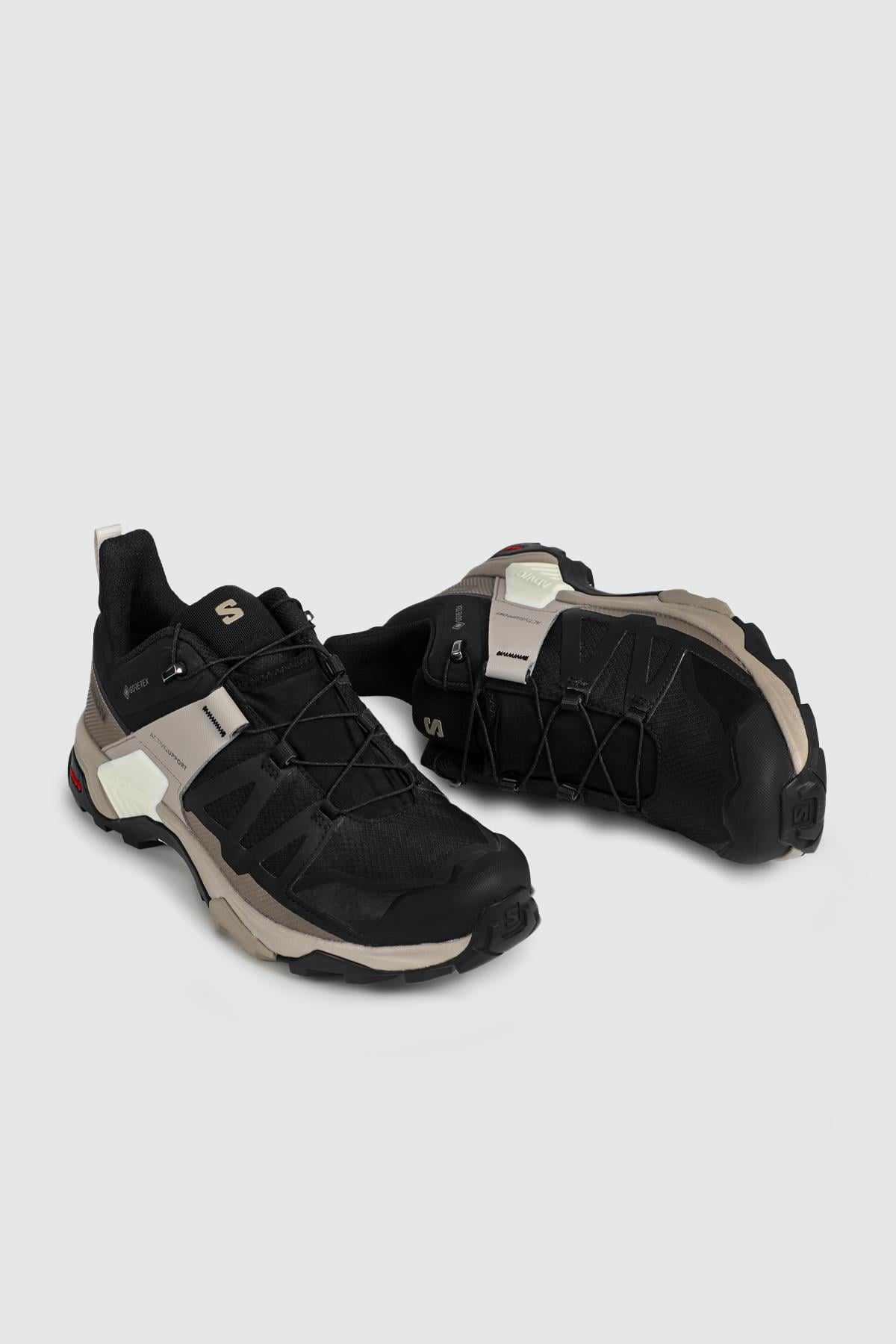 Outdoor Rahat Black/Vintage Kaki/Vanilla Ice Erkek Spor Ayakkabı L41288100 Erkek Günlük Spor Ayakkabı Salomon L41288100