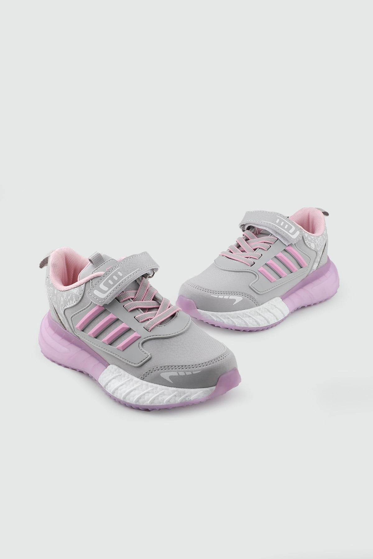 Rahat Anoraklı Günlük Buz Pembe Çocuk Spor Ayakkabı LAFONTEN 748 F Çocuk Günlük Spor Ayakkabı LAFONTEN LAFONTEN 748 FİLET 26K
