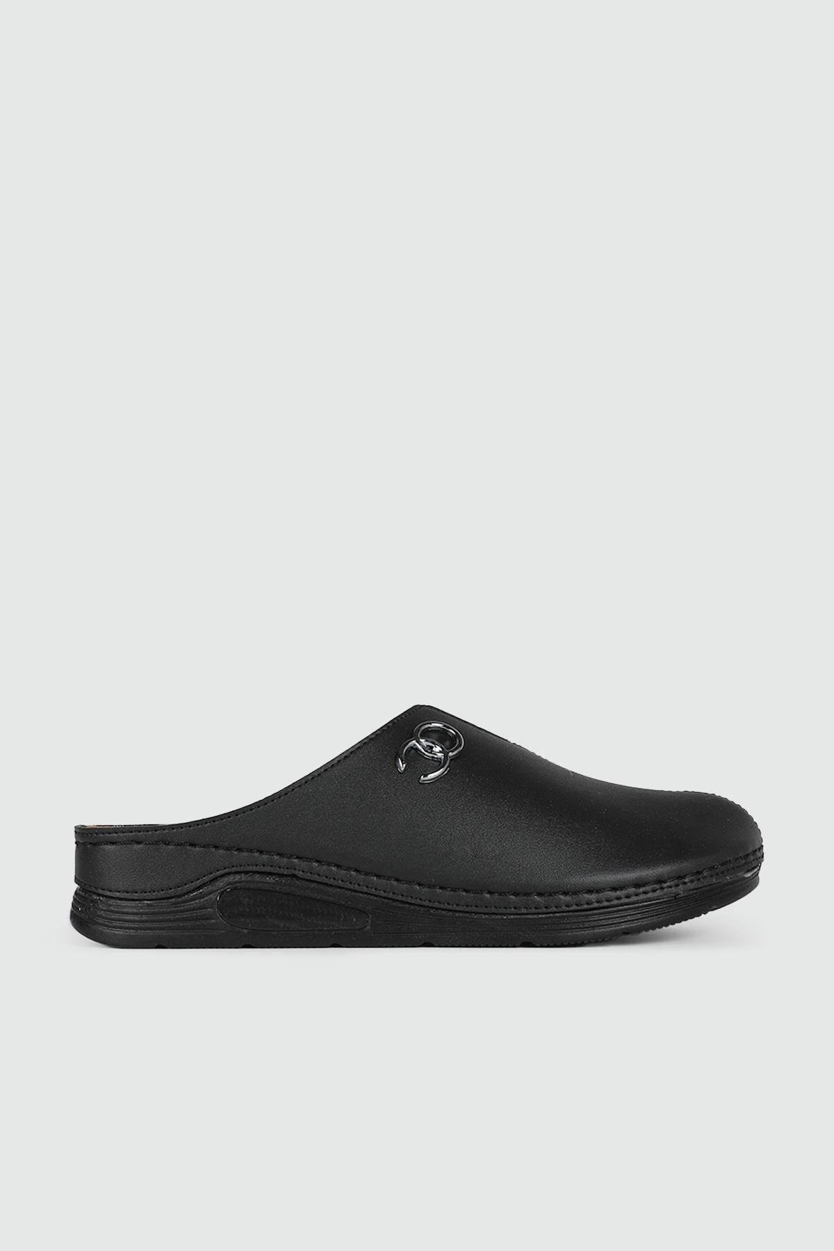 Rahat Kapalı Siyah Kadın Terlik 1520 Kadın Günlük Terlik Serra SERRA 1520 KADIN 24K