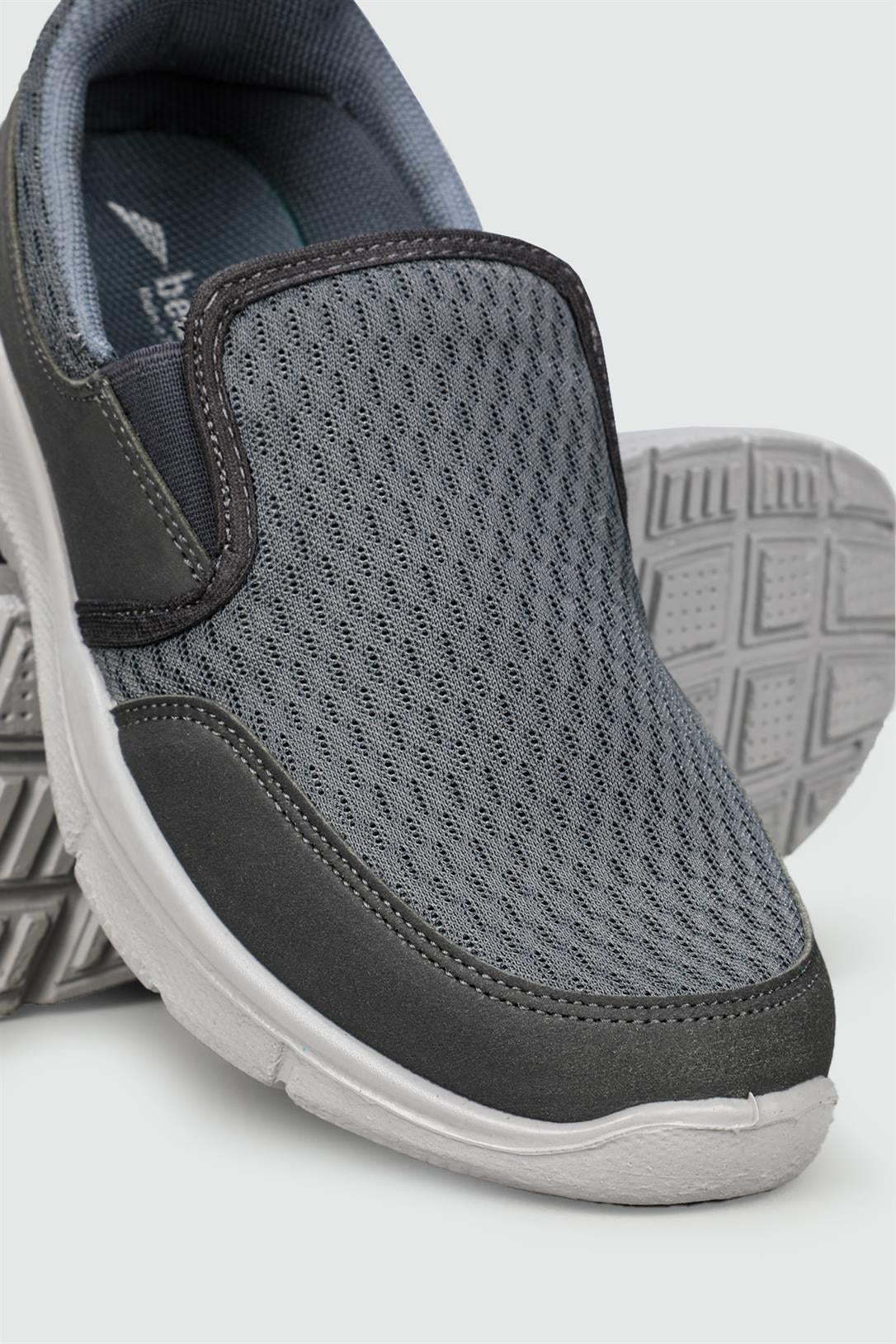 Rahat Nefes Alır Bağcıklı Füme Erkek Spor Ayakkabı 2014 Unisex Günlük Spor Ayakkabı Beınsteps BEWİLD 2014 MER SPOR