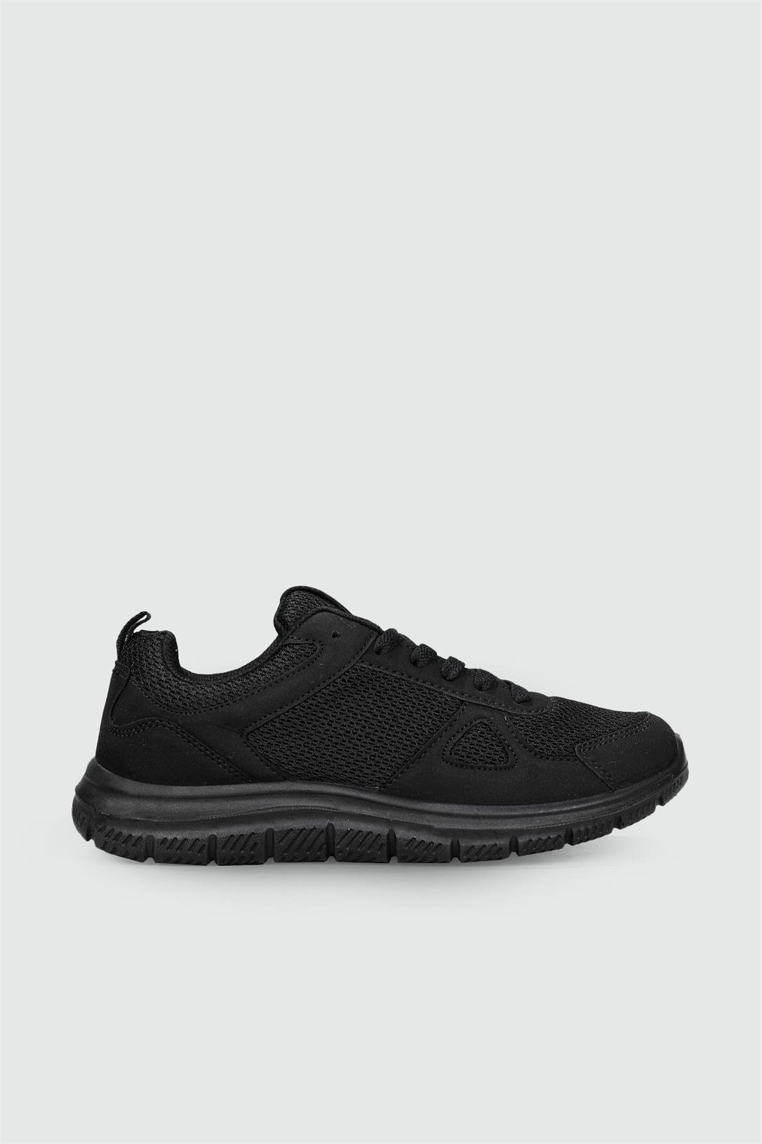 Rahat Nefes Alır Bağcıklı Siyah Erkek Spor Ayakkabı 40131 Unisex Günlük Spor Ayakkabı Beınsteps BEWİLD 40131 MER SPOR