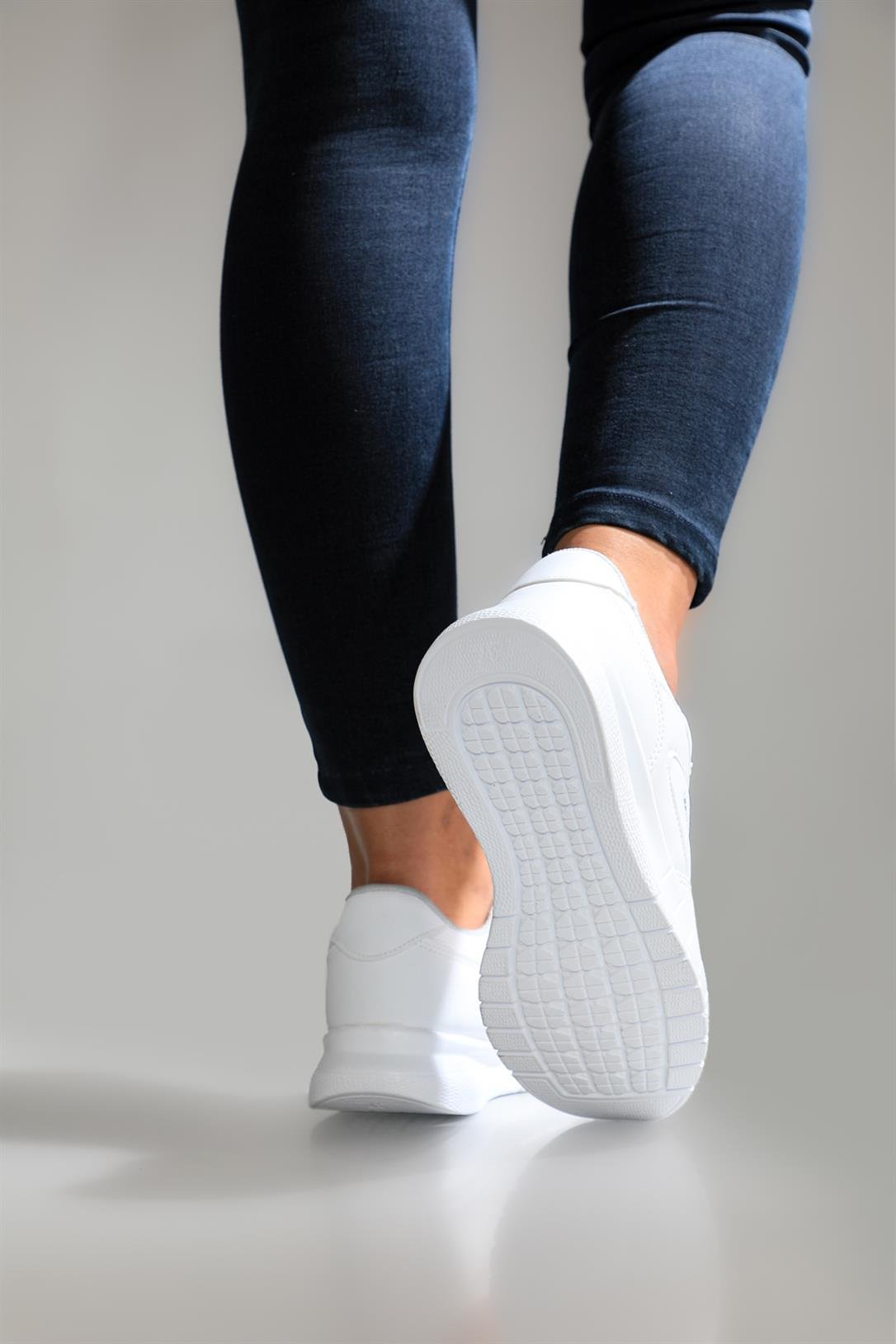 Rahat Nefes Alır Sneakers Beyaz Kadın Spor Ayakkabı 011 Kadın Günlük Spor Ayakkabı PASOMIA PASOMİA 011 ZEN ANORAK