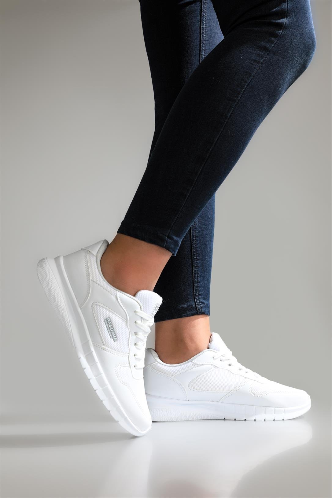 Rahat Nefes Alır Sneakers Beyaz Kadın Spor Ayakkabı 011 Kadın Günlük Spor Ayakkabı PASOMIA PASOMİA 011 ZEN ANORAK