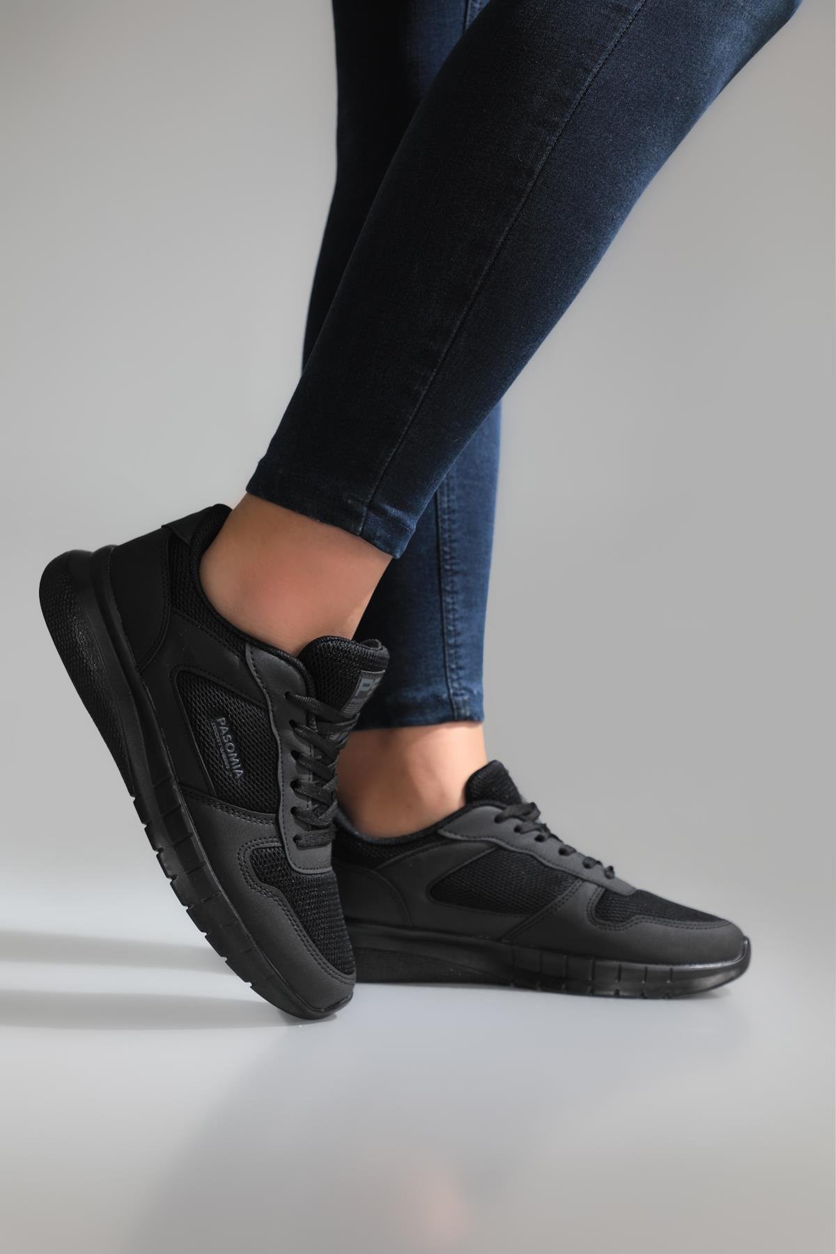 Rahat Nefes Alır Sneakers Siyah Siyah Kadın Spor Ayakkabı 011 Kadın Günlük Spor Ayakkabı PASOMIA PASOMİA 011 ZEN ANORAK