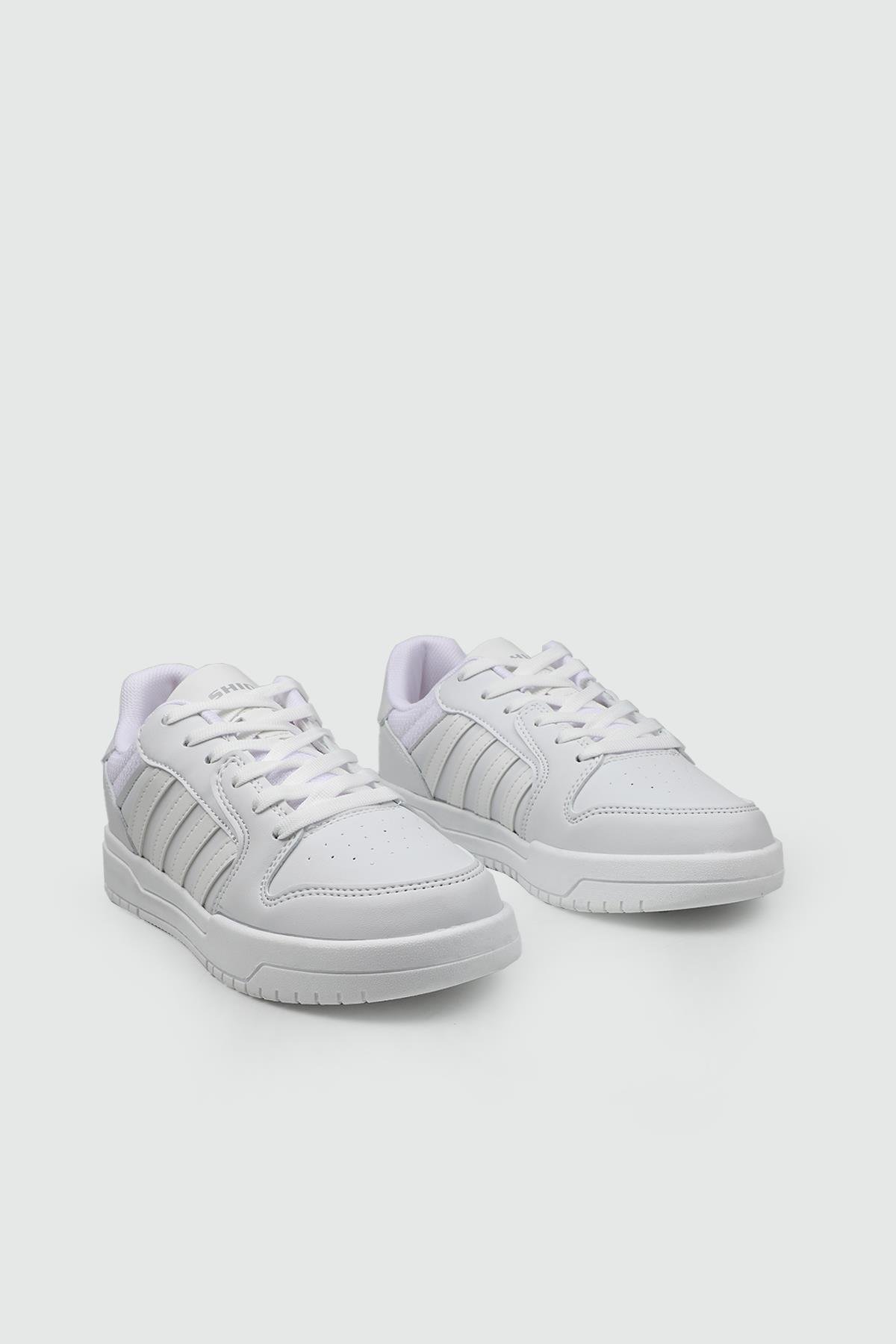 Rahat Spor Ayakkabı Beyaz Beyaz Günlük rahat kadın ayakkabı 2200 Kadın Günlük Ayakkabı Lambırlent LAMBIRLENT 25K 2200 ZEN CİLT