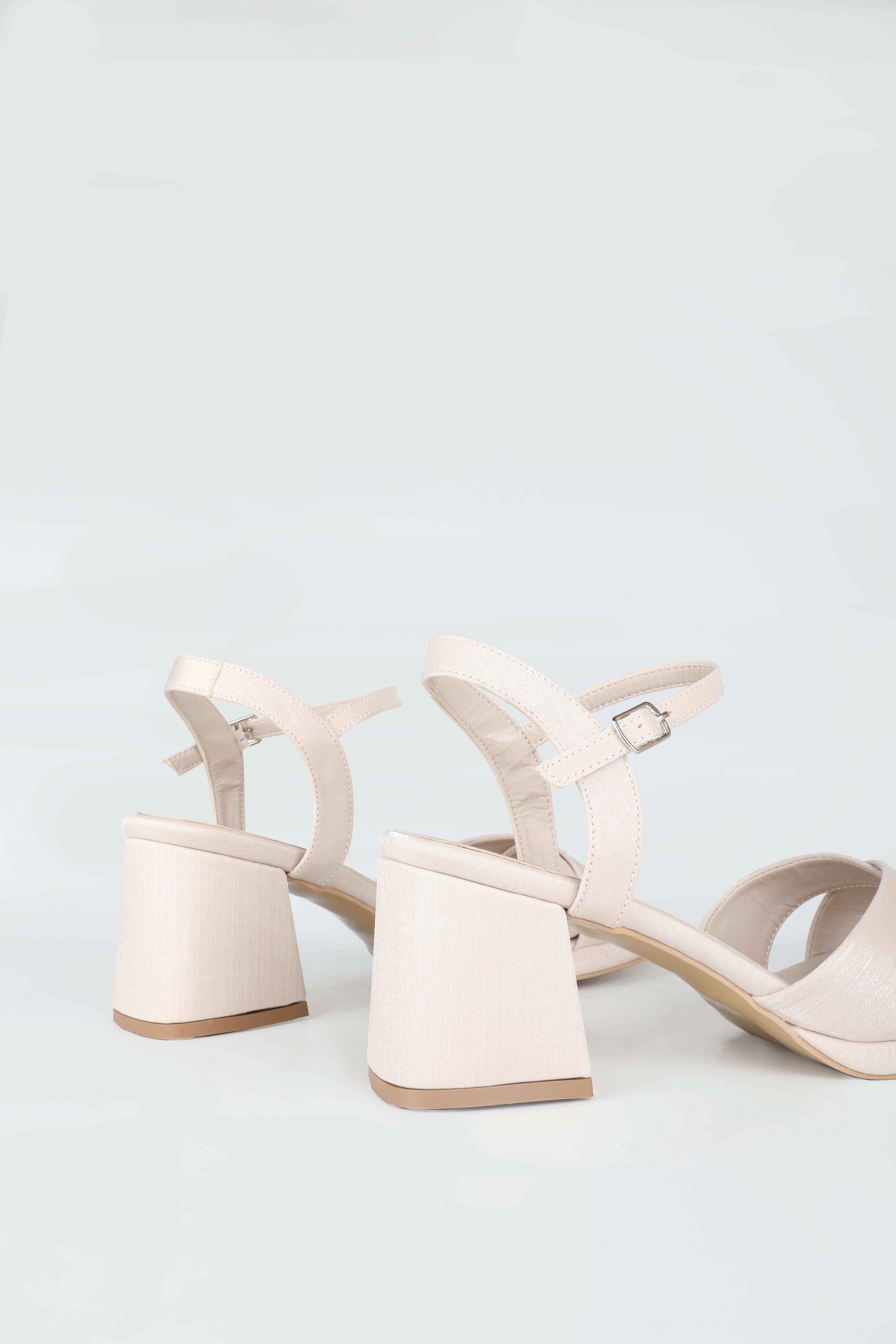 Simli Abiye Ten Saten Kadın Ayakkabı ERB-405 Kadın Yüksek Topuklu MyBella My Bella ERB-405 Kadın 25Y