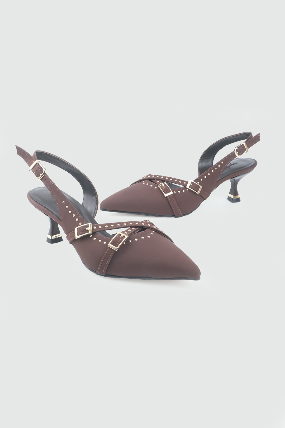 Sivri Burun Stiletto Kahve Zara Kadın Topuklu My Bella ELT-201 Kadın Stiletto MY BELLA My Bella ELT-201 Kadın 26Y