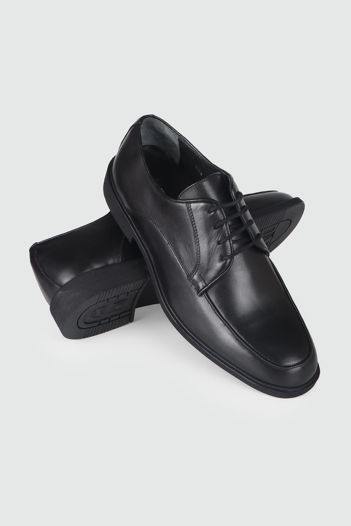 Siyah Napa Kategorisiz Ayakkabı City BURÇ 00559 MER DERİ KAUÇUK