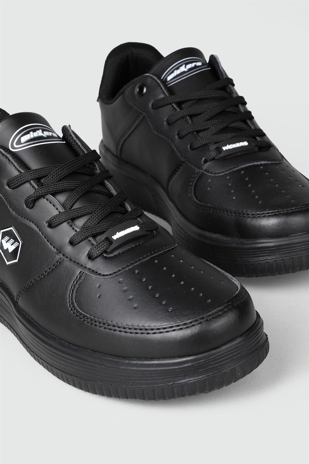 Sneakers Siyah Beyaz Erkek Spor Ayakkabı 2542 Erkek Günlük Spor Ayakkabı Wickers WİCKERS 2542 MER SPOR CİLT