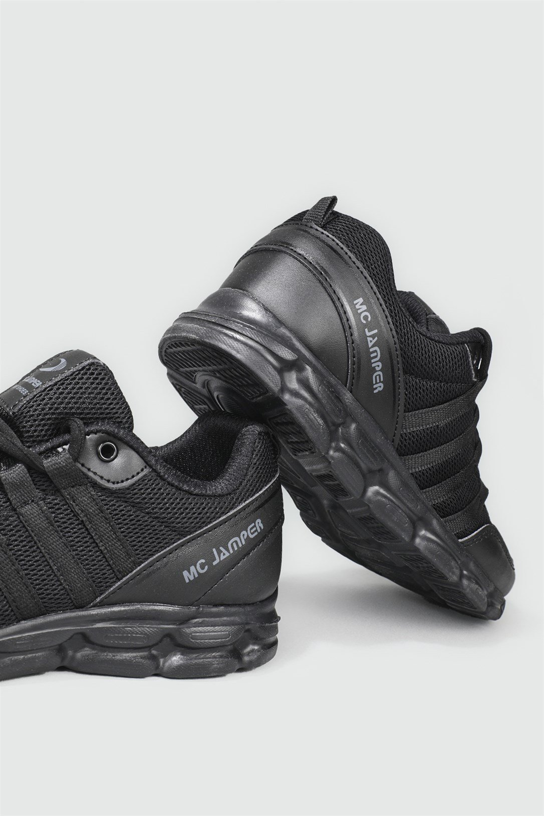 Sneakers Siyah Erkek Spor Ayakkabı 1876 Erkek Sneaker Jamper JAMPER 1876 MER FİLELİ SPOR