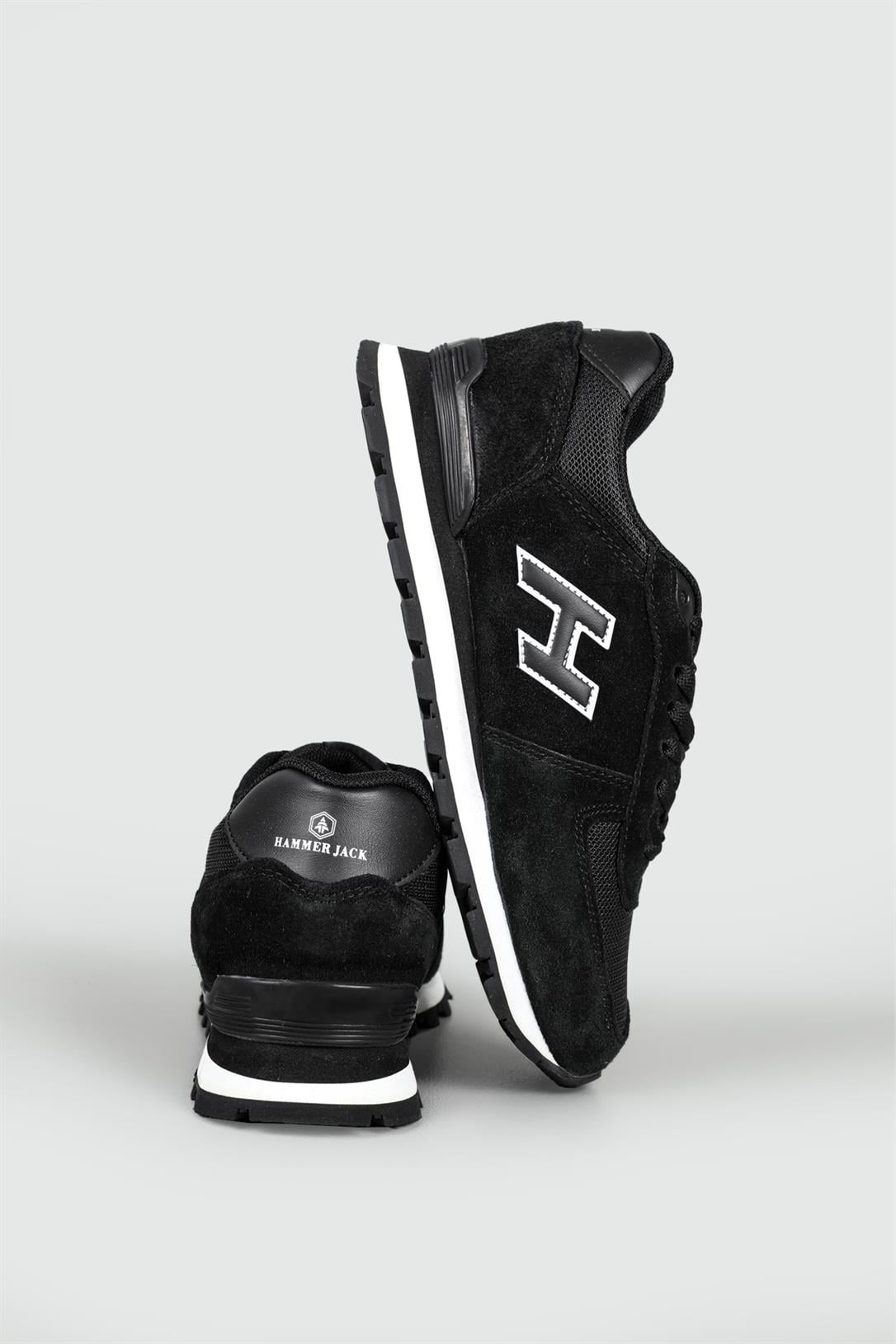Sneakers Sıyah Erkek Spor Ayakkabı PERU Erkek Günlük Spor Ayakkabı Hammer Jack HAMMER JACK PERU MER